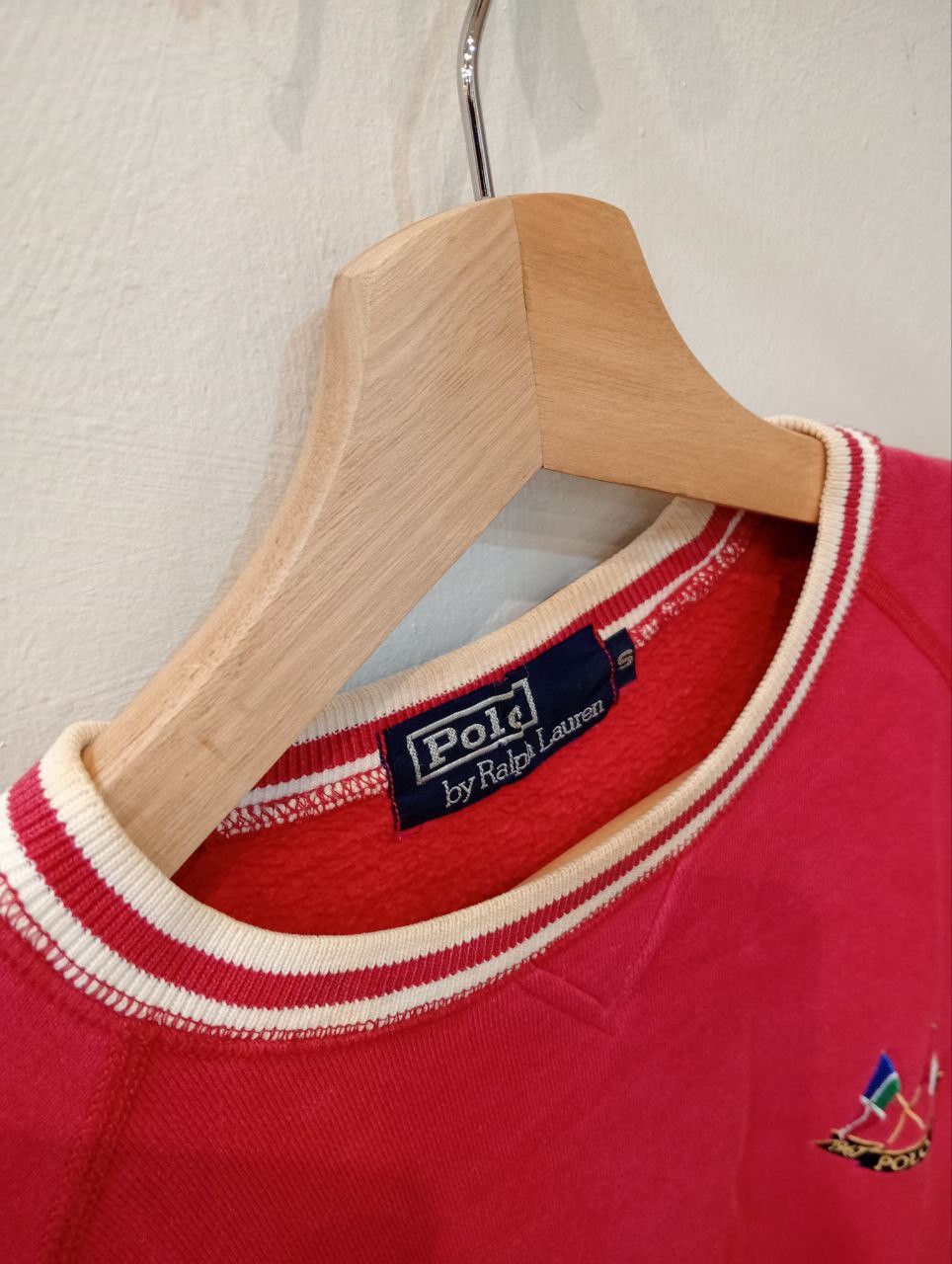 Polo Ralph Lauren POLO RALPH LAUREN VINTAGE CROSS FLAG YACHT CLUB SWEATSHIRT Size US S / EU 44-46 / 1 - 12 Thumbnail