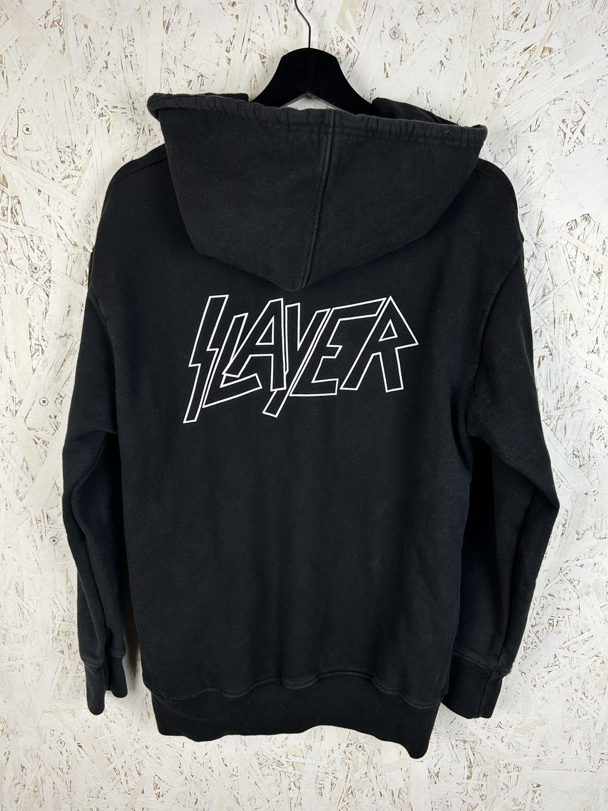 Band Tees Vintage Slayer Divine Intervention Thrash Metal Zip Hoodie L Size US L / EU 52-54 / 3 - 5 Thumbnail