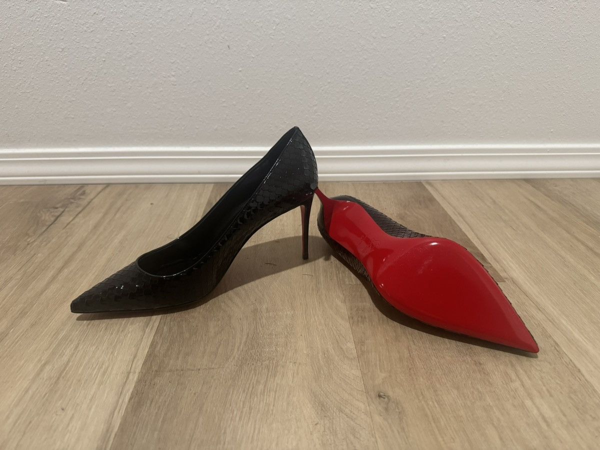 Christian Louboutin Christian Louboutin Kate 85 Black Size US 10 / IT 40 - 4 Thumbnail