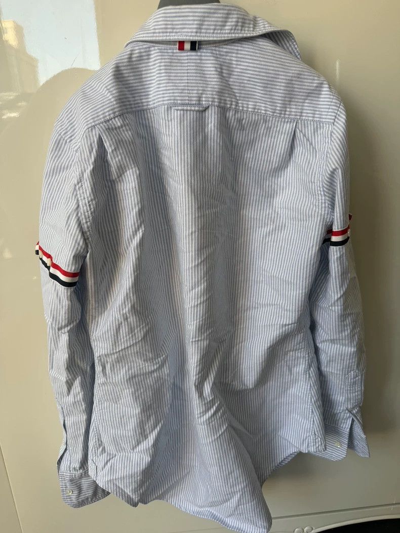 Thom Browne Thom Browne Blue striped shirt Size US XXS / EU 40 - 2 Thumbnail