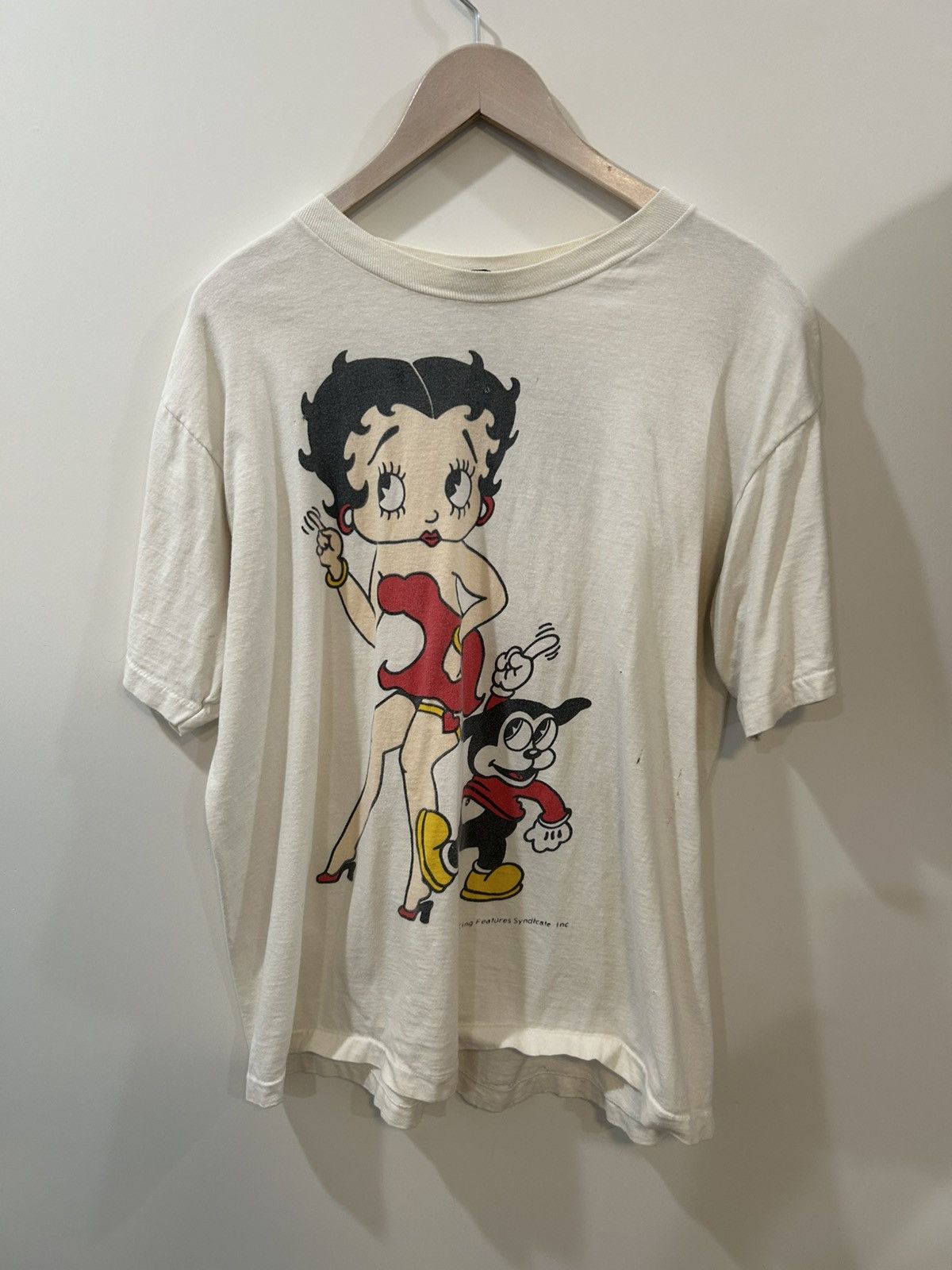 Other 1985 Betty Boop Front and Back Single Stitch Shirt Size US L / EU 52-54 / 3 - 1 Thumbnail