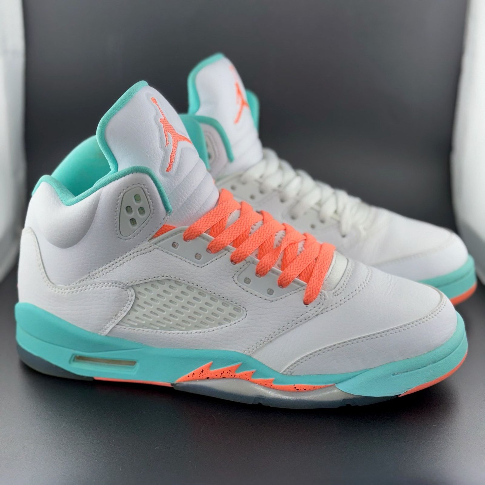 Jordan Brand Jordan 5 Retro Light Aqua (GS) Size US 10 / IT 40 - 1 Thumbnail