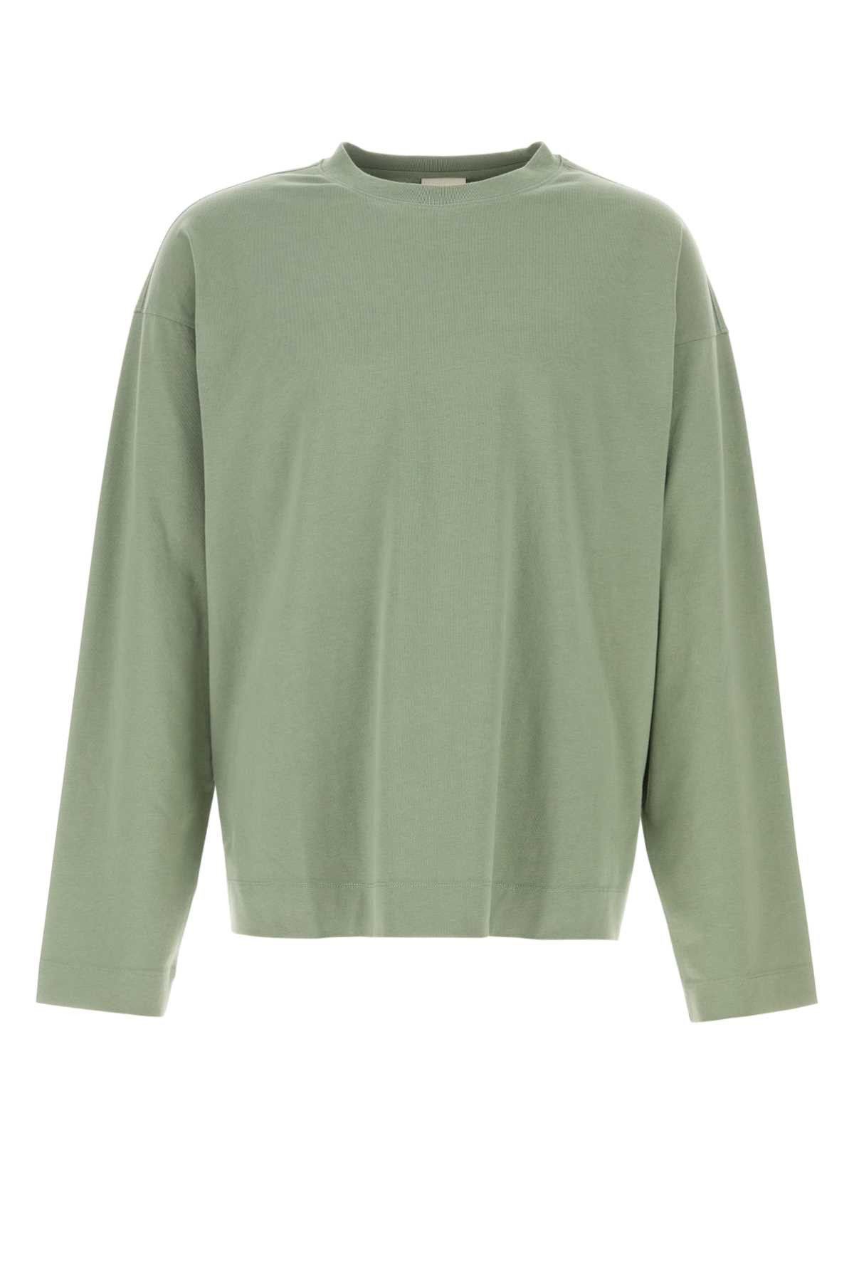 Dries Van Noten Green Cotton Hegland T-Sh Size US M / EU 48-50 / 2 - 1 Thumbnail
