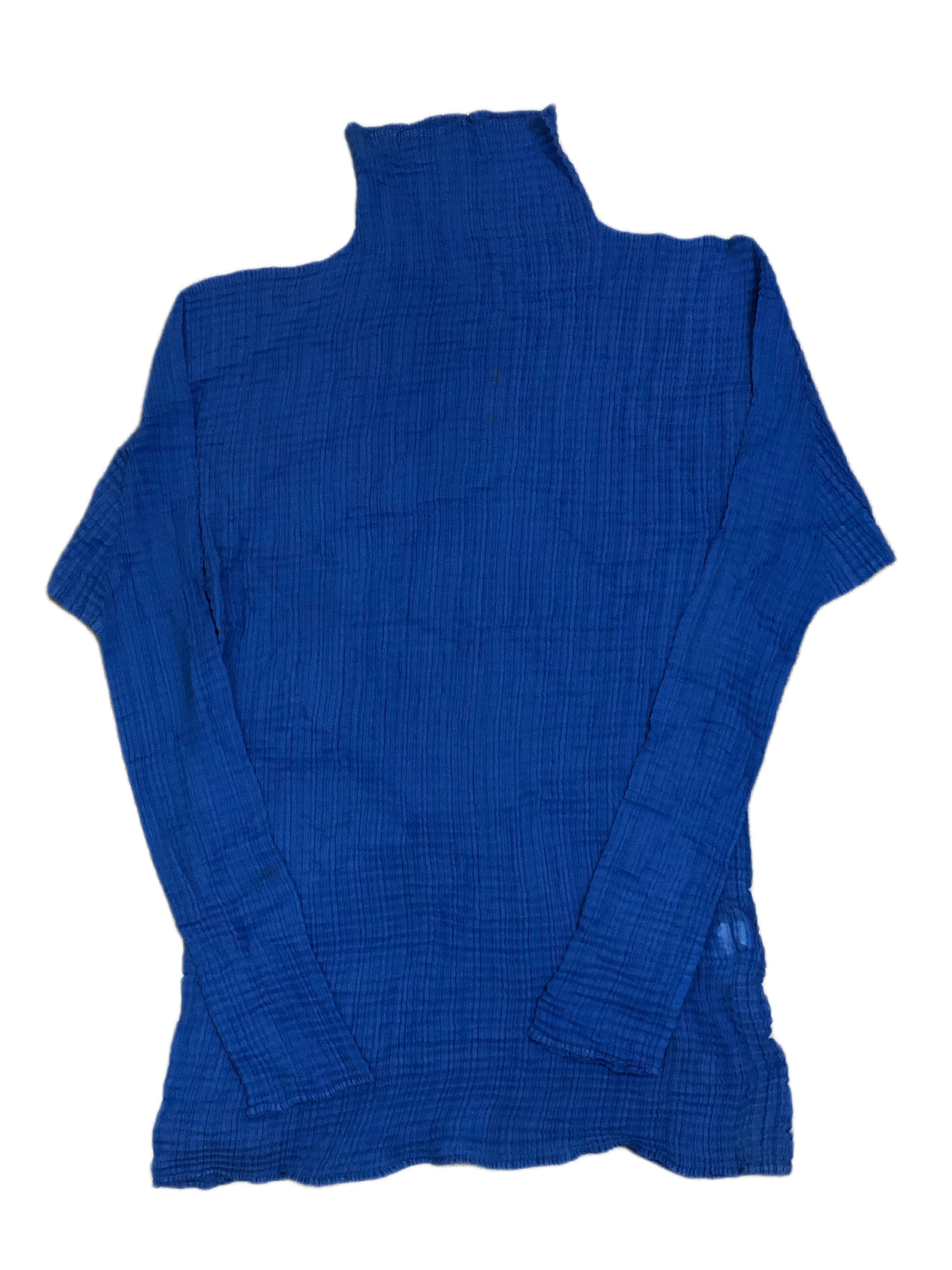 Issey Miyake Issey Miyake pleats longsleeve blouse Size M / US 6-8 / IT 42-44 - 1 Thumbnail