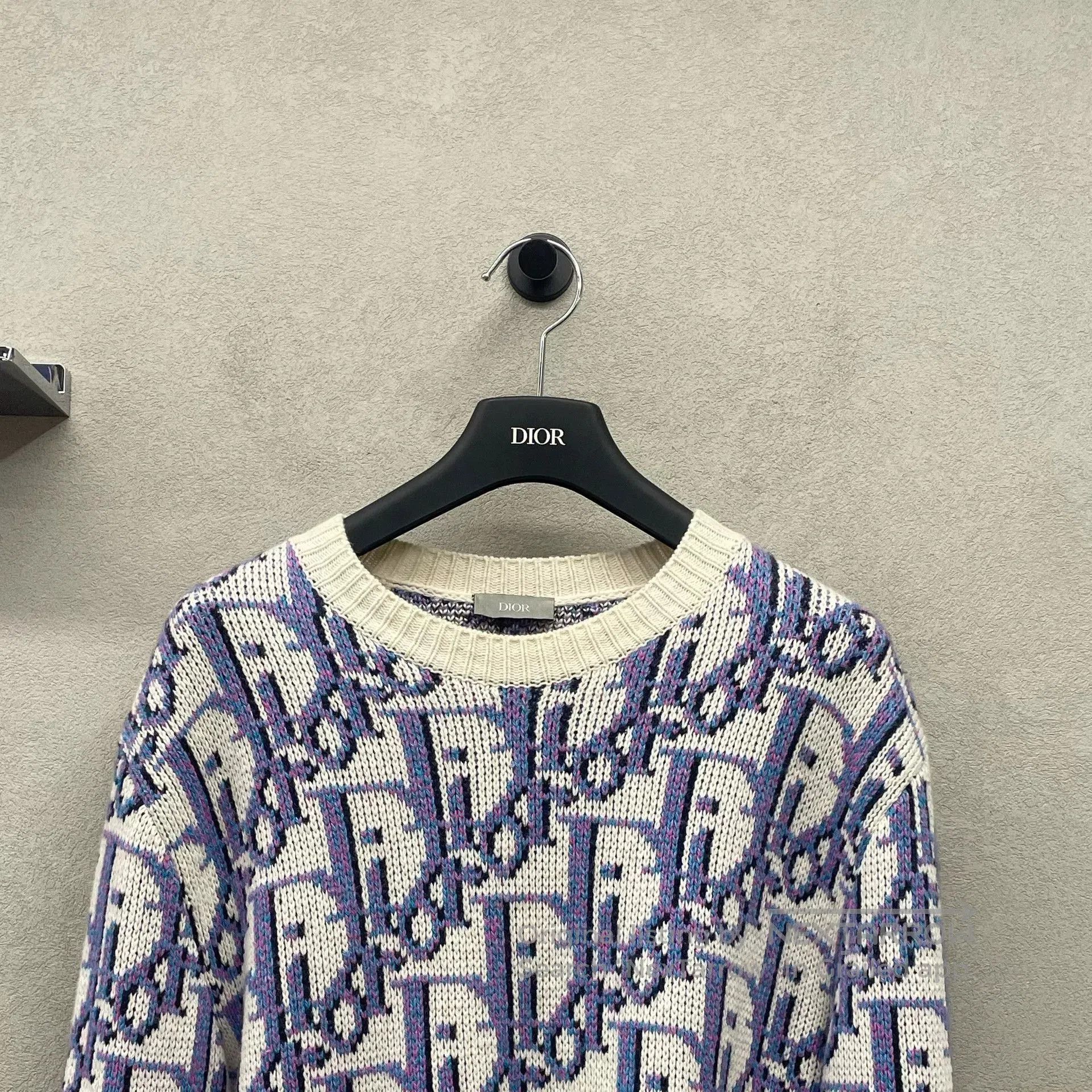 Dior Dior Blue Purple Logo Sweater. Size XS / US 0-2 / IT 36-38 - 4 Thumbnail