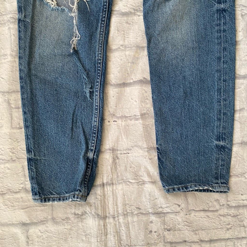 Other &Denim women 2 boyfriend low waist button fly ripped distres Size 26" / US 2 / IT 38 - 2 Thumbnail