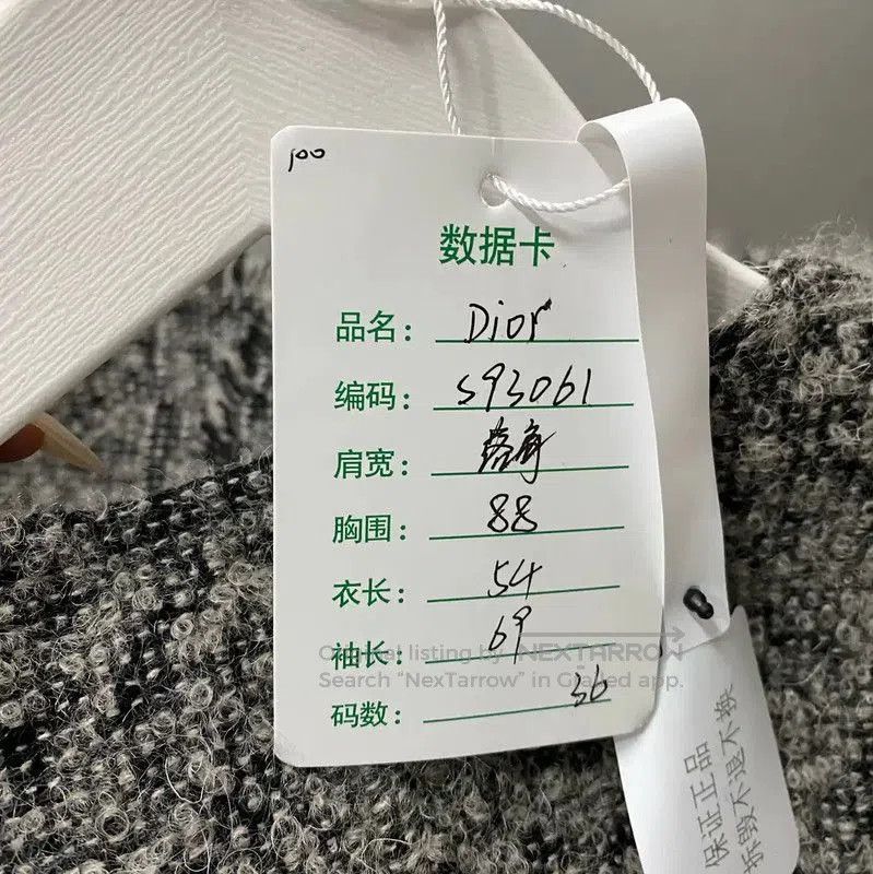 Dior Dior Gray Women's Jacket for Spring and Autumn . Size XXS / US 00 / IT 34 - 7 Thumbnail