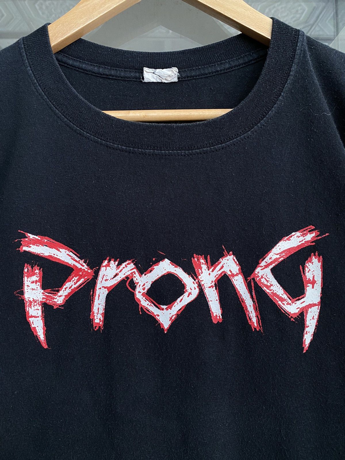 Band Tees Prong Vintage T Shirt Size US XXL / EU 58 / 5 - 2 Thumbnail