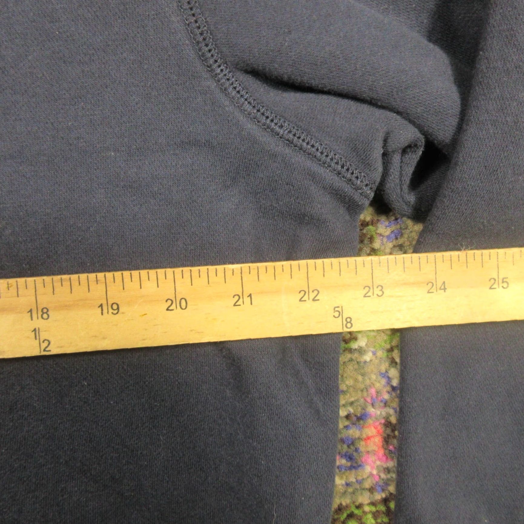 Nike Nike Hoodie Mens L Navy Breathable Fleece Pullover Embroidered Swoosh Distressed Size US L / EU 52-54 / 3 - 5 Thumbnail