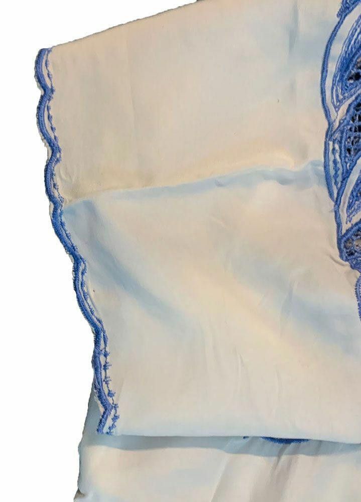 Designer Pre Owned White Hand Made Blouse L Size L / US 10 / IT 46 - 3 Thumbnail