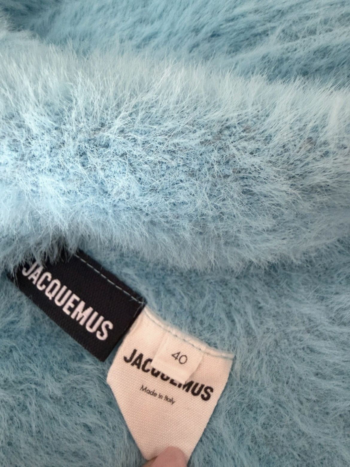 Jacquemus Jacquemus La Maille Neve Long Sleeve Cropped Cardigan 40 Size M / US 6-8 / IT 42-44 - 9 Thumbnail