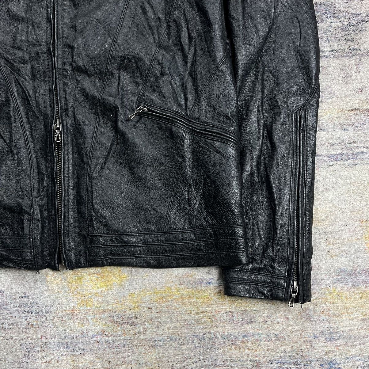 14th Addiction × Japanese Brand × Le Grande Bleu (L.G.B.) Goa Apocalypse gimmick bono leather jacket vkei style Size US L / EU 52-54 / 3 - 9 Thumbnail