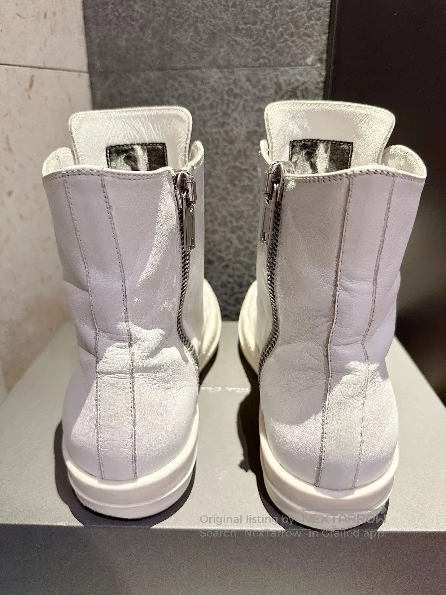 Rick Owens Rick Owens Converse Milk High-Top White. Size US 8 / EU 41 - 6 Thumbnail