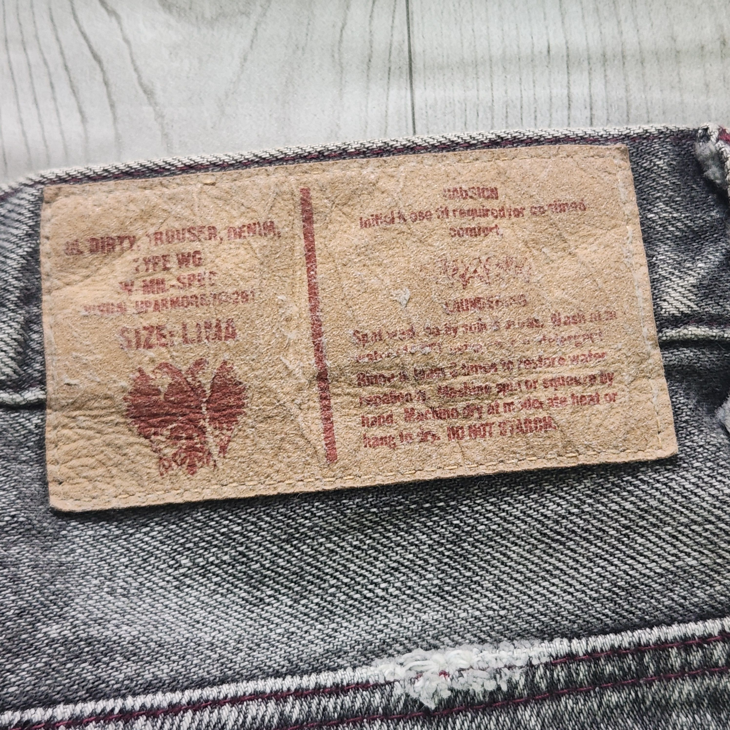 Wtaps WTAPS Dirty Trouser Denim Distressed Redline Selvedge Jeans Size US 36 / EU 52 - 13 Thumbnail