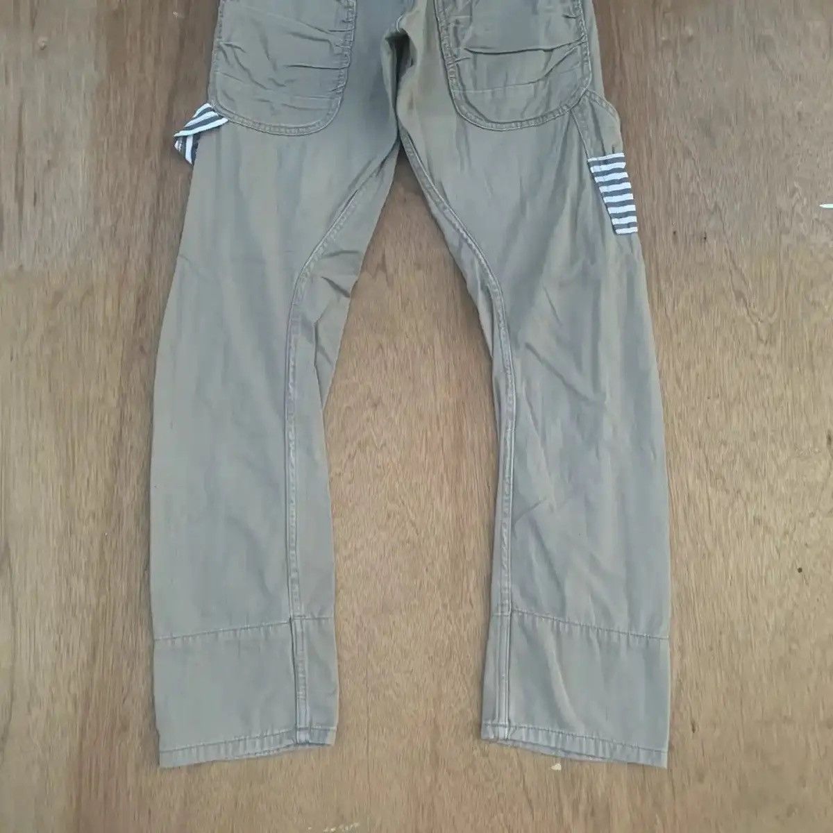 Infinite Archives VINTAGE DOUBLE WAIST TROUSERS NEUTRALINFINITY CARPENTER PANT Size US 29 - 11 Thumbnail