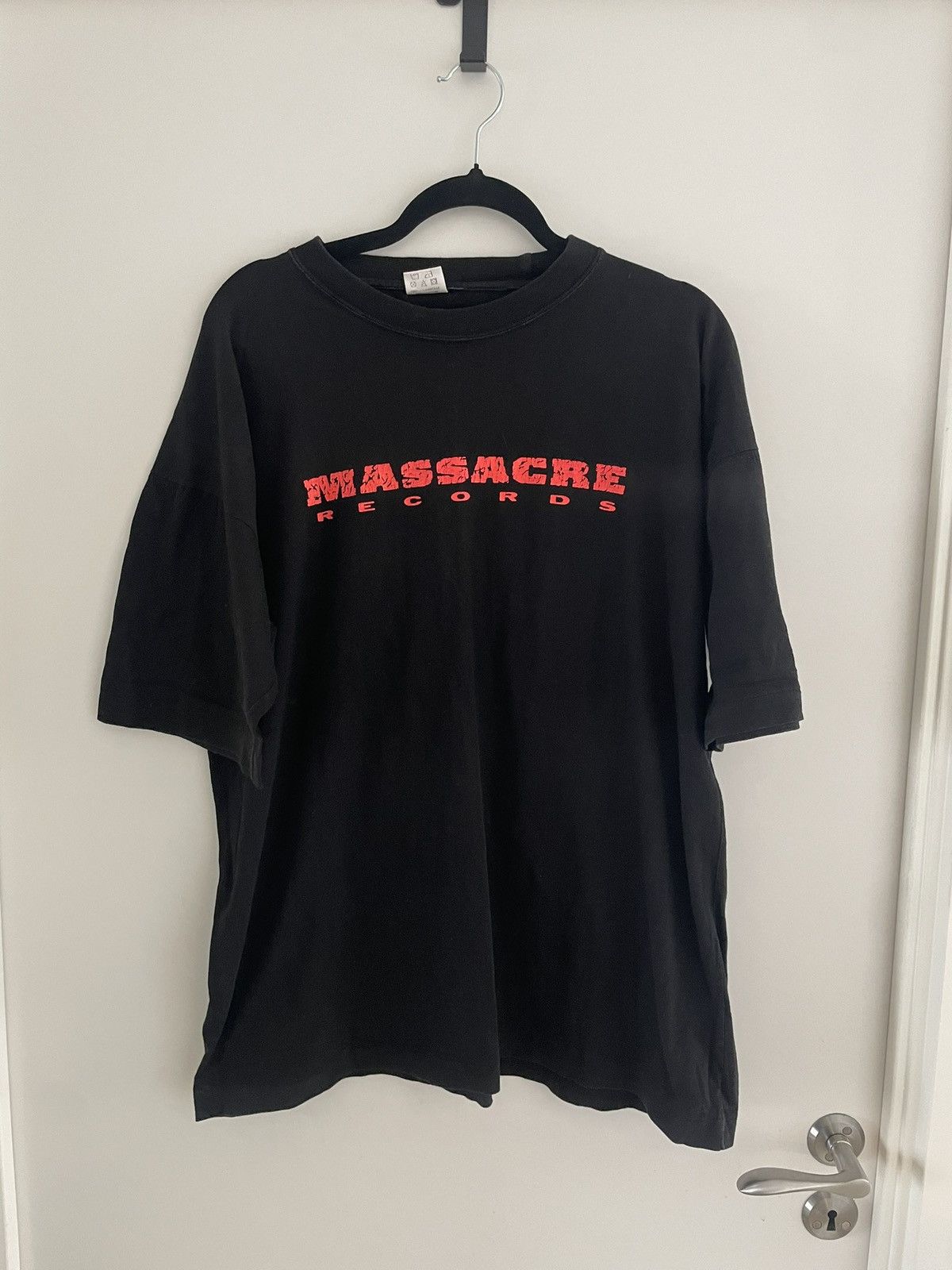 Band Tees 1990's Massacre records death metal Tshirt vintage tee Size US XL / EU 56 / 4 - 1 Thumbnail