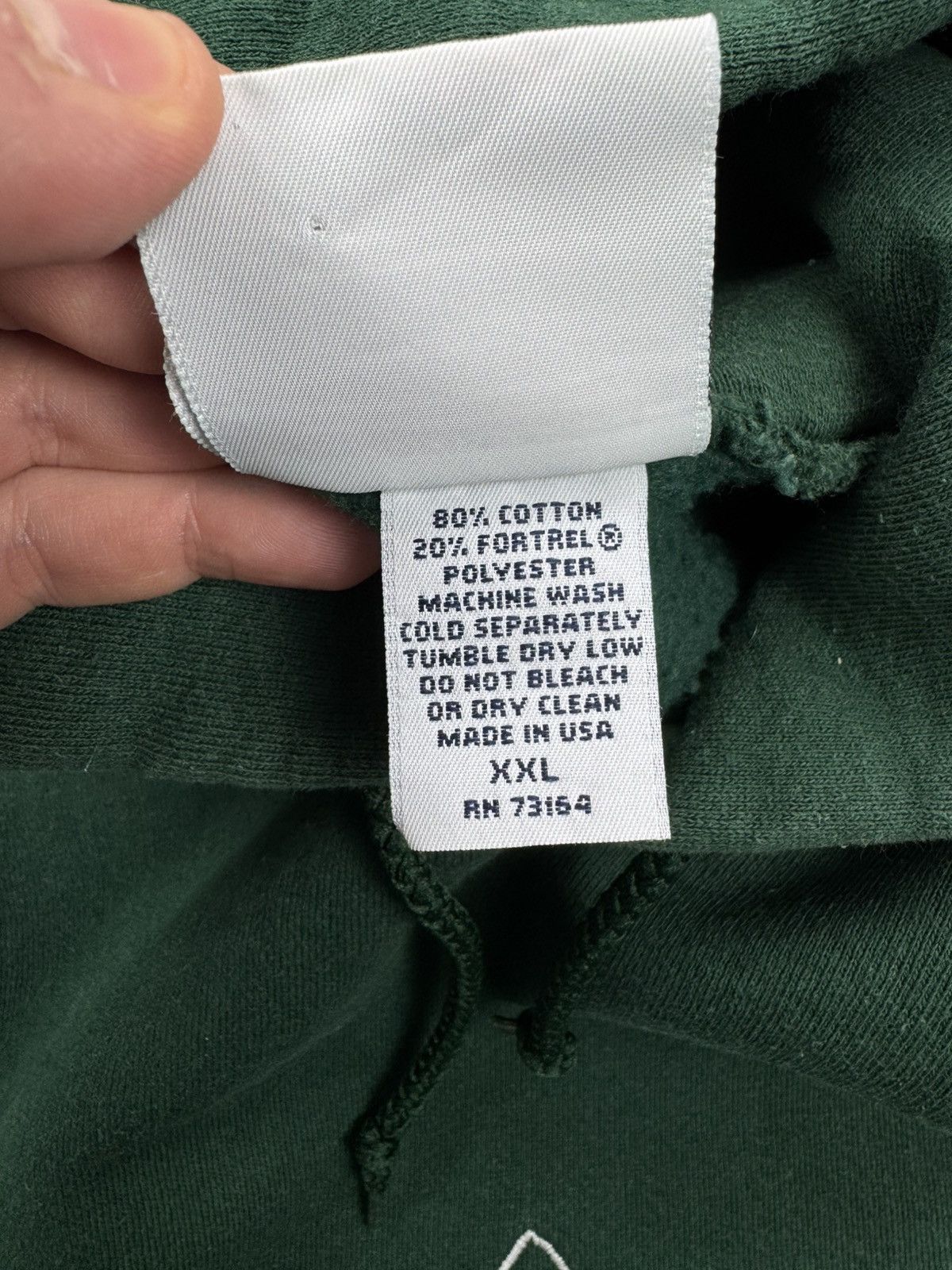 Adidas Vintage Adidas 90s Made In USA Boxy Fit Green Hoodie Y2k Size US XXL / EU 58 / 5 - 10 Thumbnail