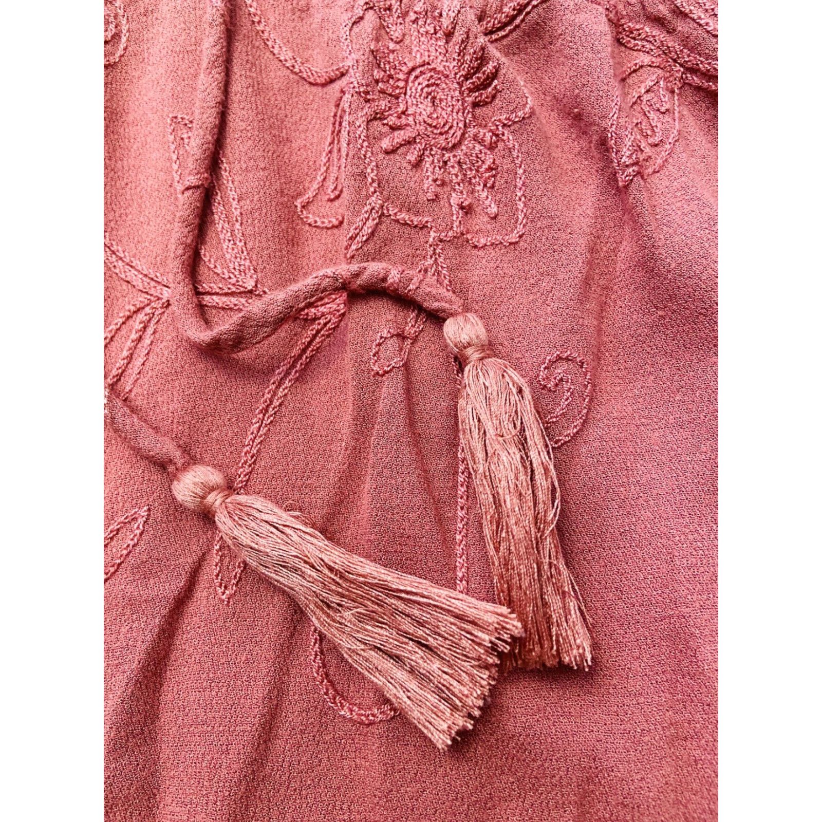 Pinko VINTAGE Miami Pink Floral Lace A-Line Dress Sleeveless Lined Women’s S Size S / US 4 / IT 40 - 3 Thumbnail