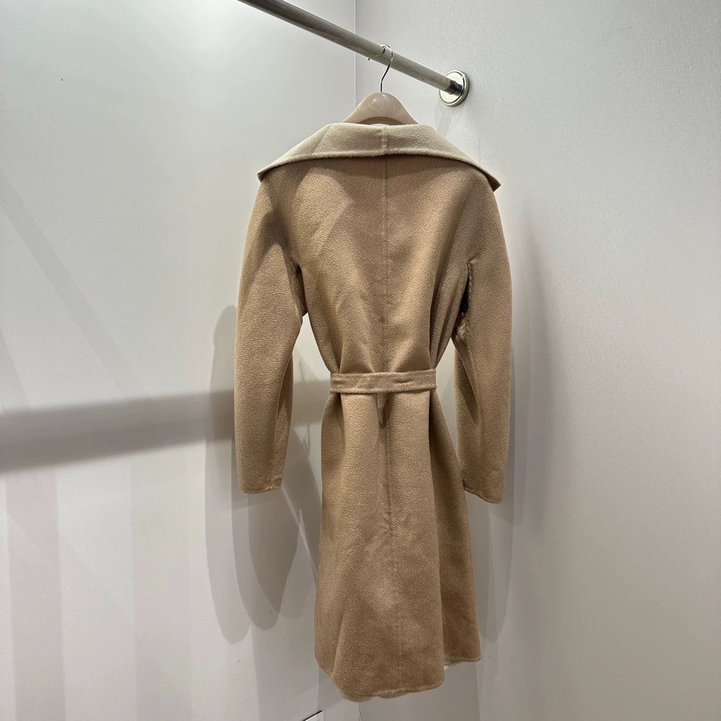 Maxmara Lilia 2-sided Cashmere Tie-waist Coat 32