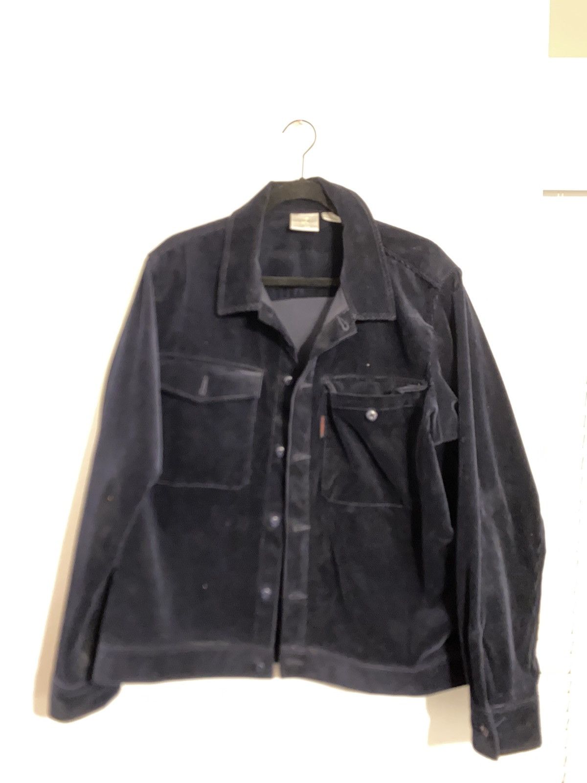 Gramicci Navy Corduroy Trucker Jacket Size US M / EU 48-50 / 2 - 1 Thumbnail