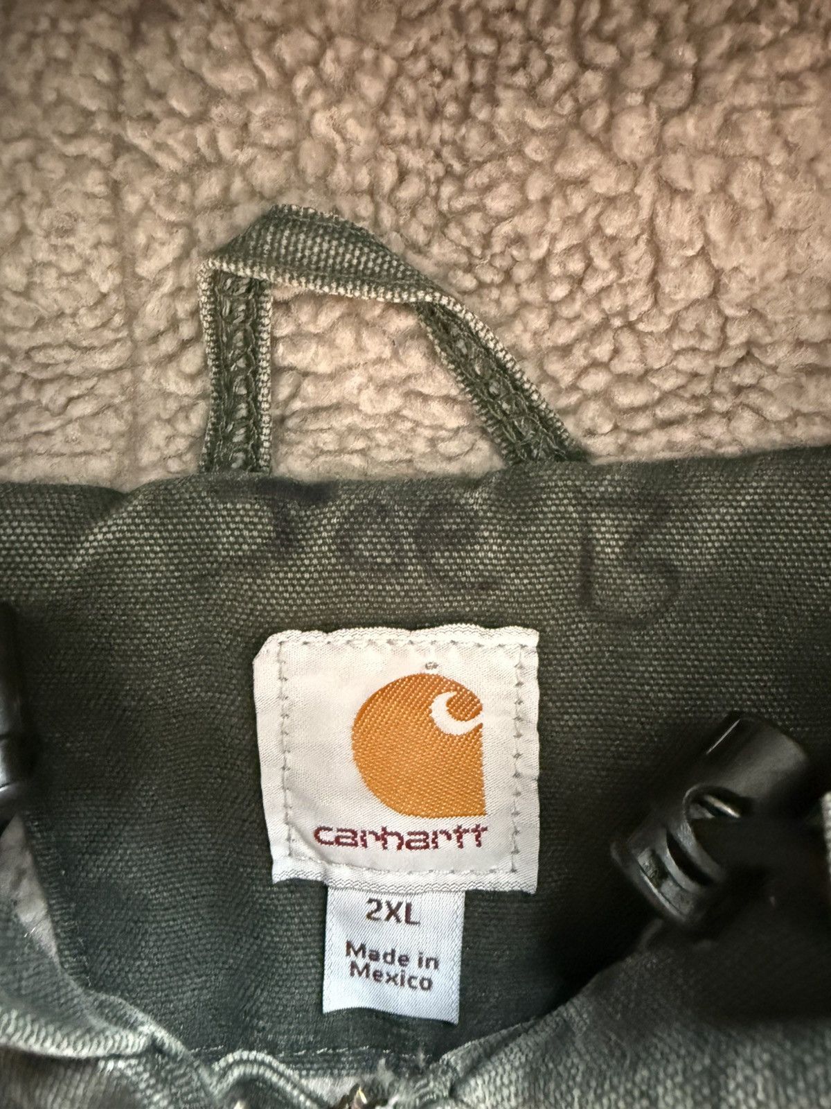 Carhartt Carhartt Sherpa-Lined Hooded Work Jacket Size US XXL / EU 58 / 5 - 4 Thumbnail