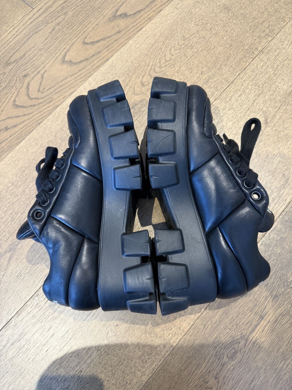 Prada Prada Soft Leather Padded Nappa Shoes Size US 7.5 / IT 37.5 - 7 Thumbnail