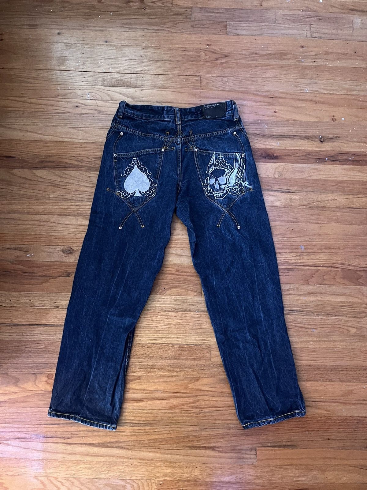 Rocawear × Vintage Rocawear embroidered baggy jeans Size US 34 / EU 50 - 2 Thumbnail