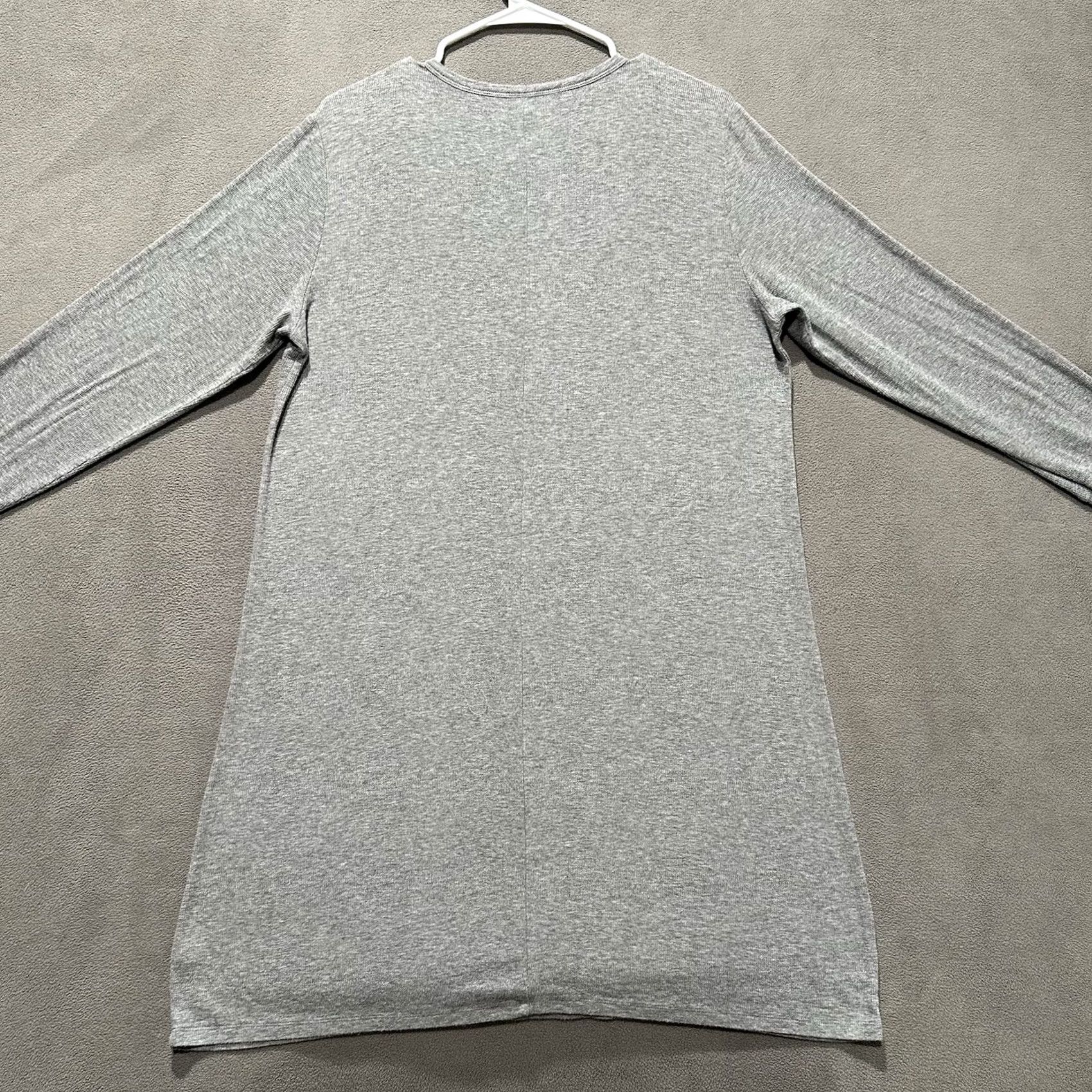 Vintage Aerie Shirt Dress Womens XL Gray Long Sleeve Henley Lounge Casual Dress Size XL / US 12-14 / IT 48-50 - 2 Thumbnail