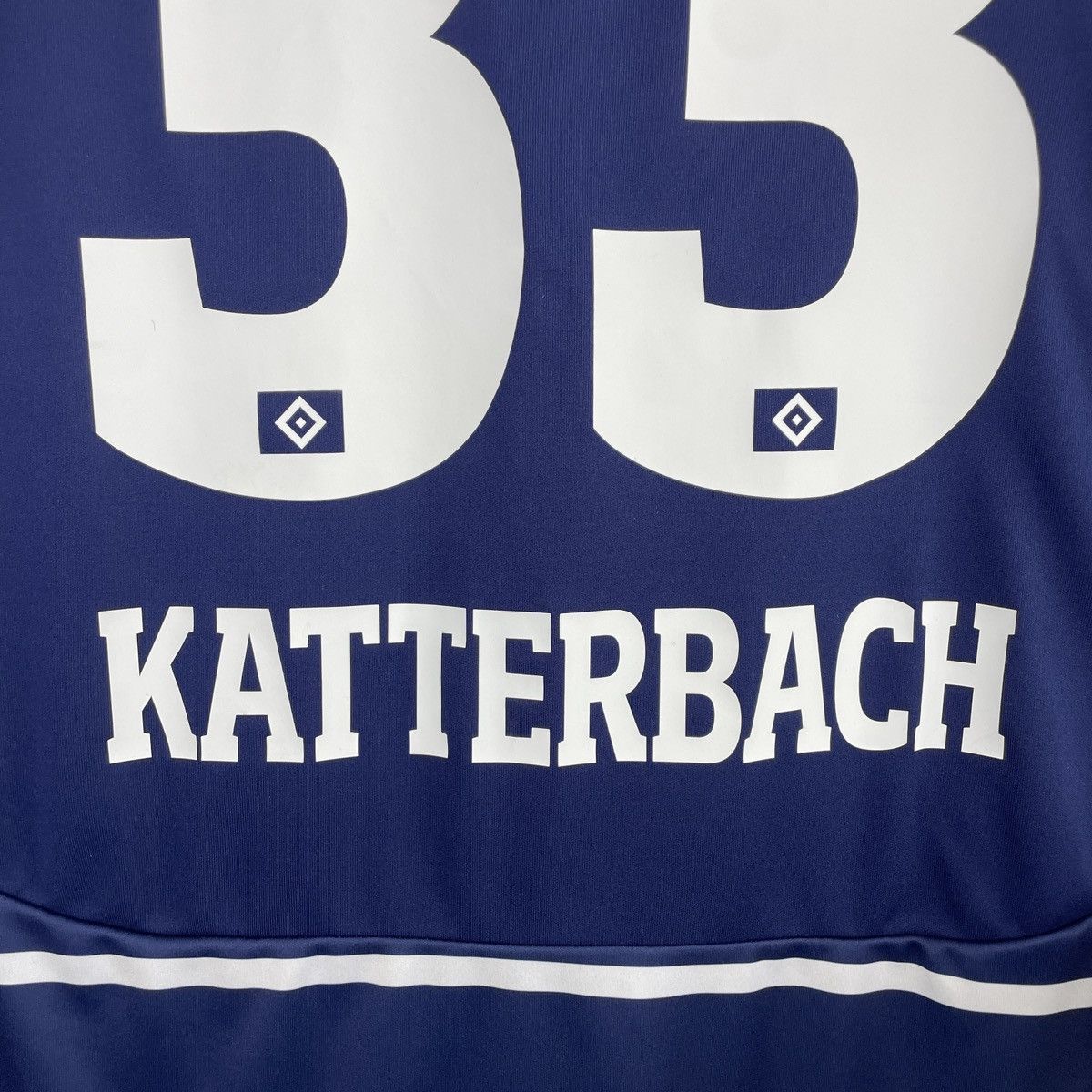Adidas Hamburg SV Noah Katterbach Away Adidas Jersey 2024/2025 BNWT Size US L / EU 52-54 / 3 - 8 Thumbnail