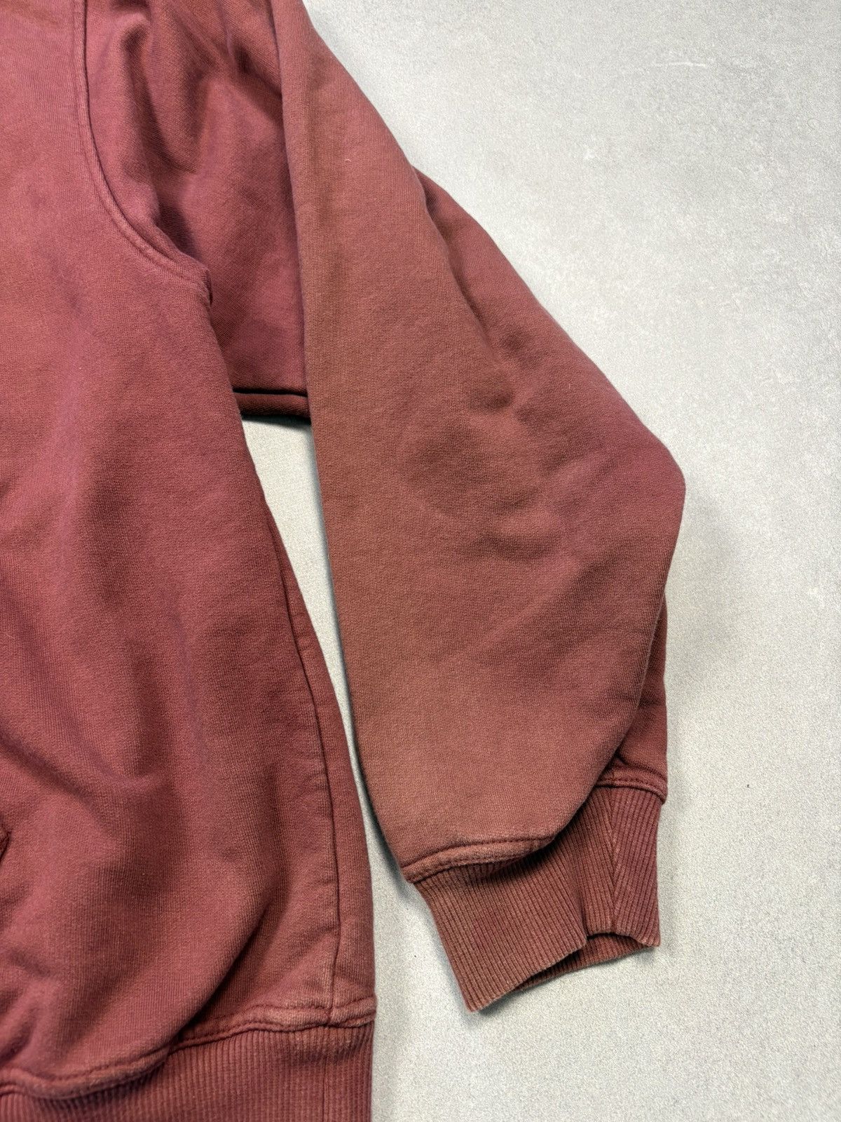 Represent Clo. Represent Blanks Sun-Faded Burgundy Hoodie Streetwear Size L Size US L / EU 52-54 / 3 - 6 Thumbnail