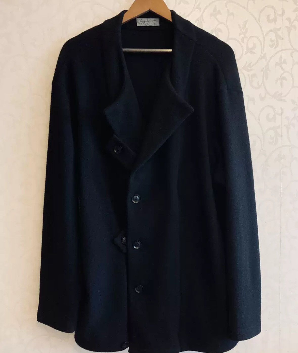 Yohji Yamamoto Yohji Yamamoto pour homme 19AW button woolen coat Size US L / EU 52-54 / 3 - 4 Thumbnail