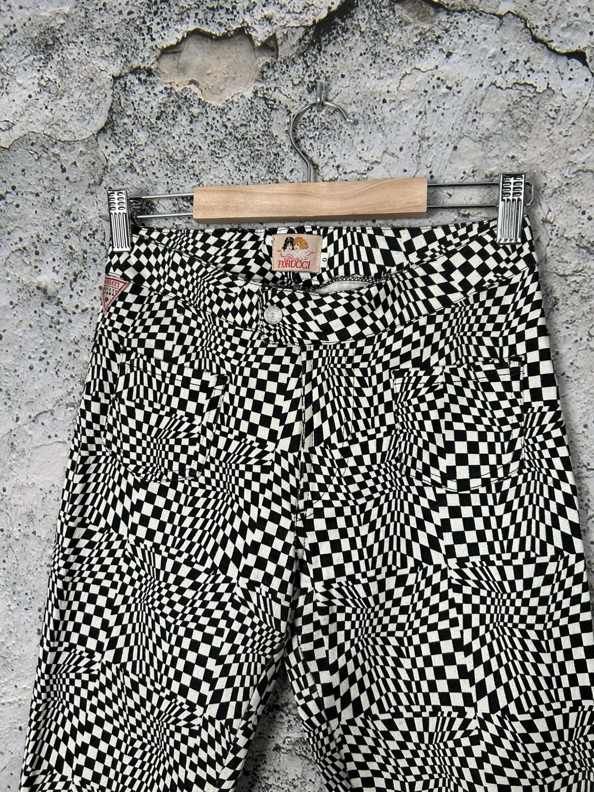 Fiorucci Vintage Fiorucci Made in Italy Viscose Avantgarde Pants 90s Size US 28 / EU 44 - 3 Thumbnail