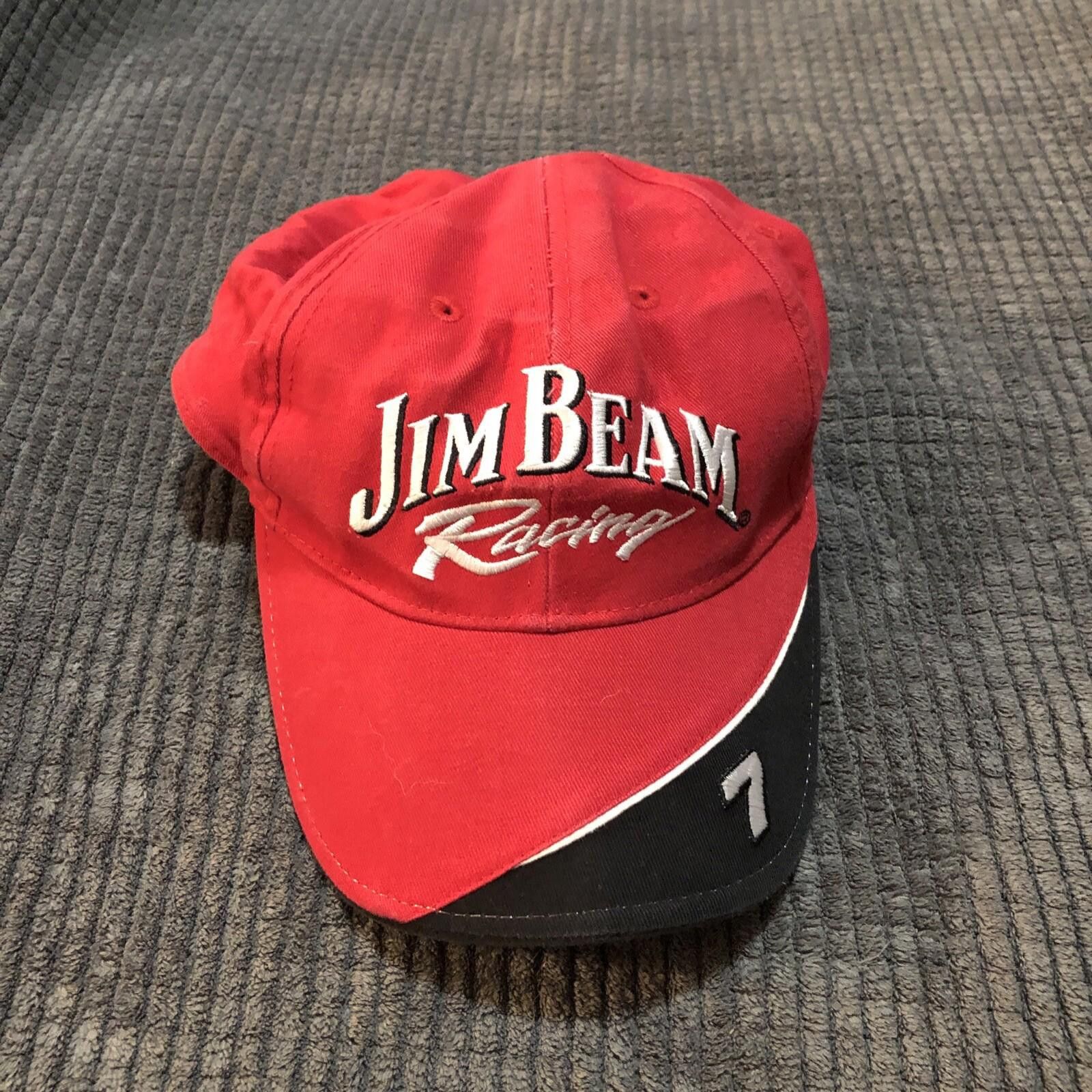 Designer Jim Beam Bourbon Robby Gordon Racing NASCAR #7 Hat Size ONE SIZE - 1 Thumbnail