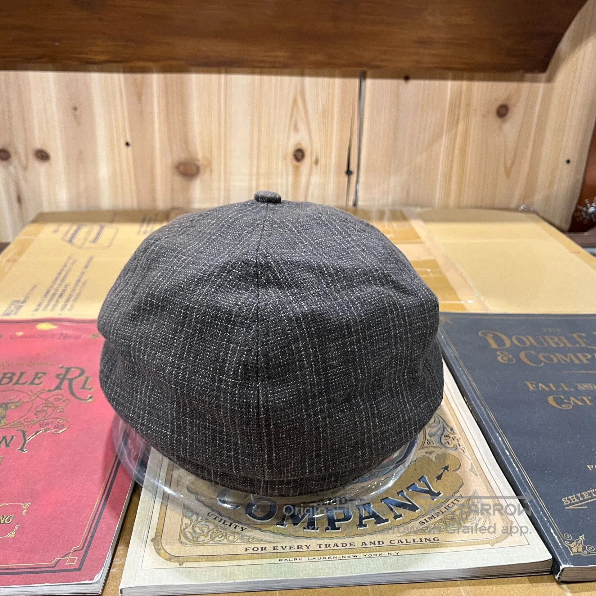 RRL Ralph Lauren vintage plaid newsboy cap for men. Size ONE SIZE - 3 Thumbnail