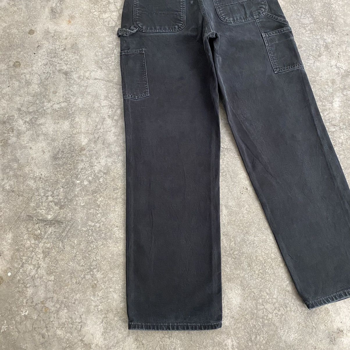Carhartt Vintage Carhartt Faded Black Ripped Carpenter Work Pants Size US 32 / EU 48 - 17 Thumbnail