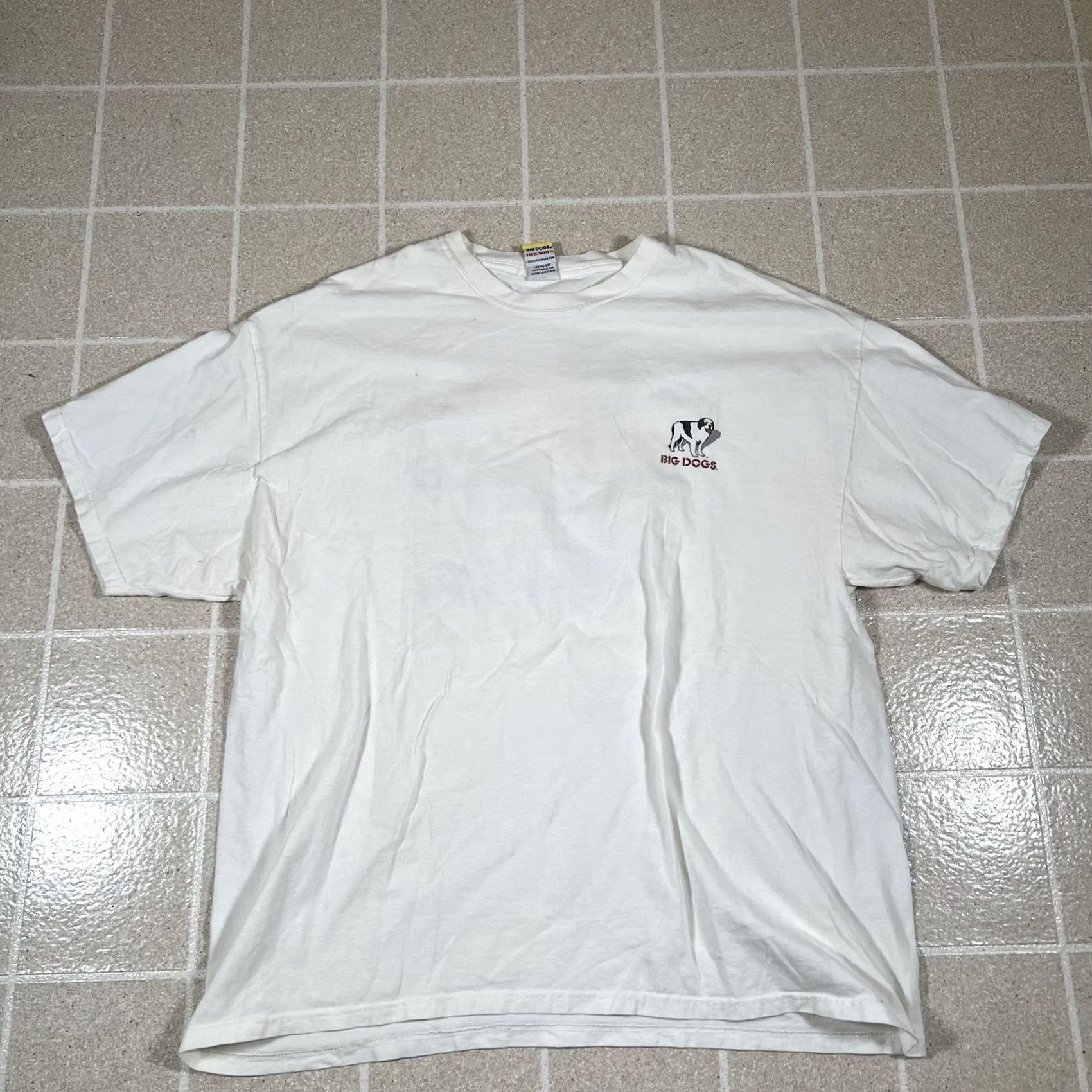 Big Dogs VINTAGE Big Dogs Shirt XL Men White 1998 Lead Follow Or Get Out The Way T-Shirt Dogs Mens XL White 1998 Size US XL / EU 56 / 4 - 4 Thumbnail