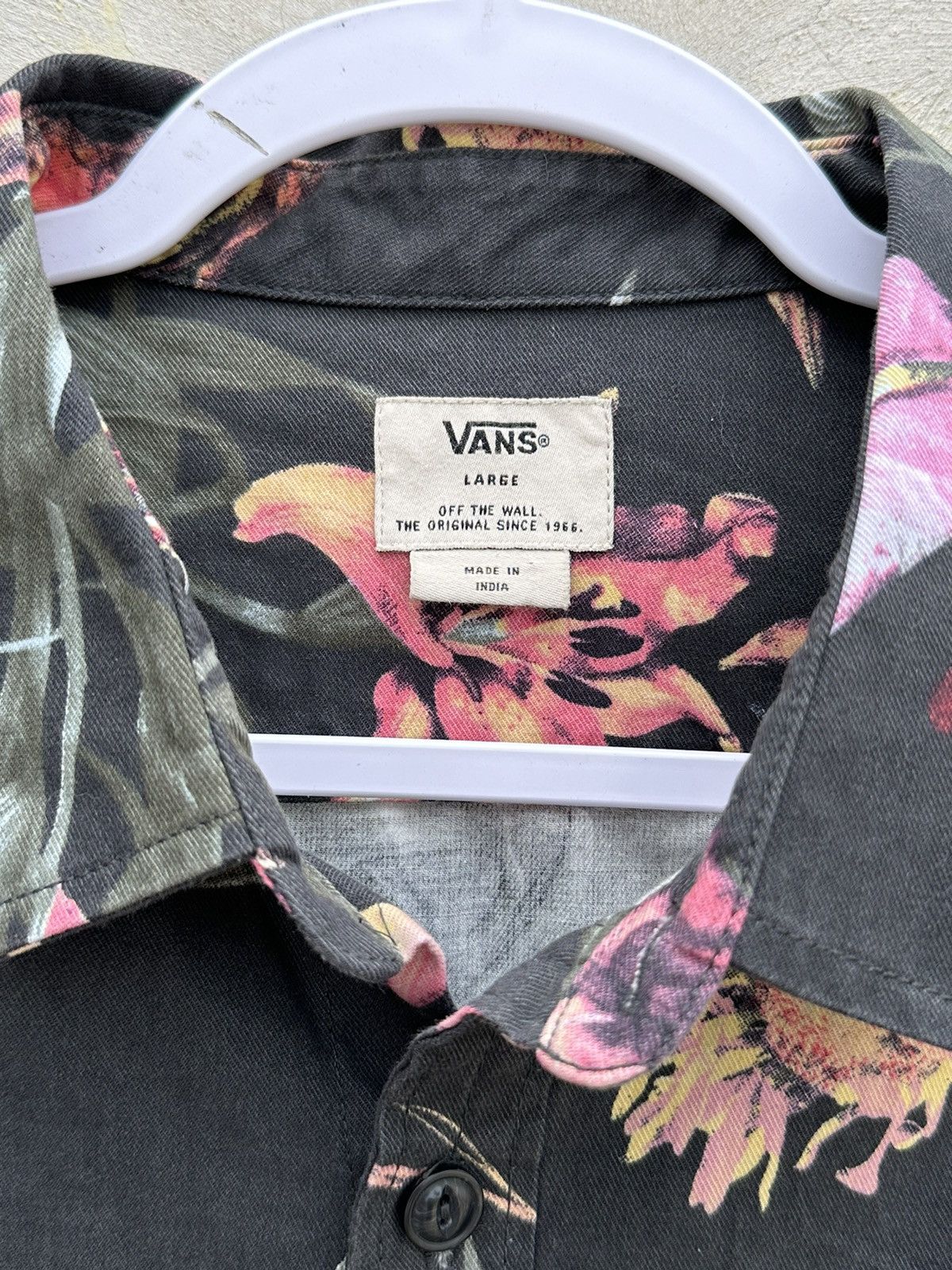 Vans VANS Floral Long Sleeve Shirt Size US L / EU 52-54 / 3 - 5 Thumbnail