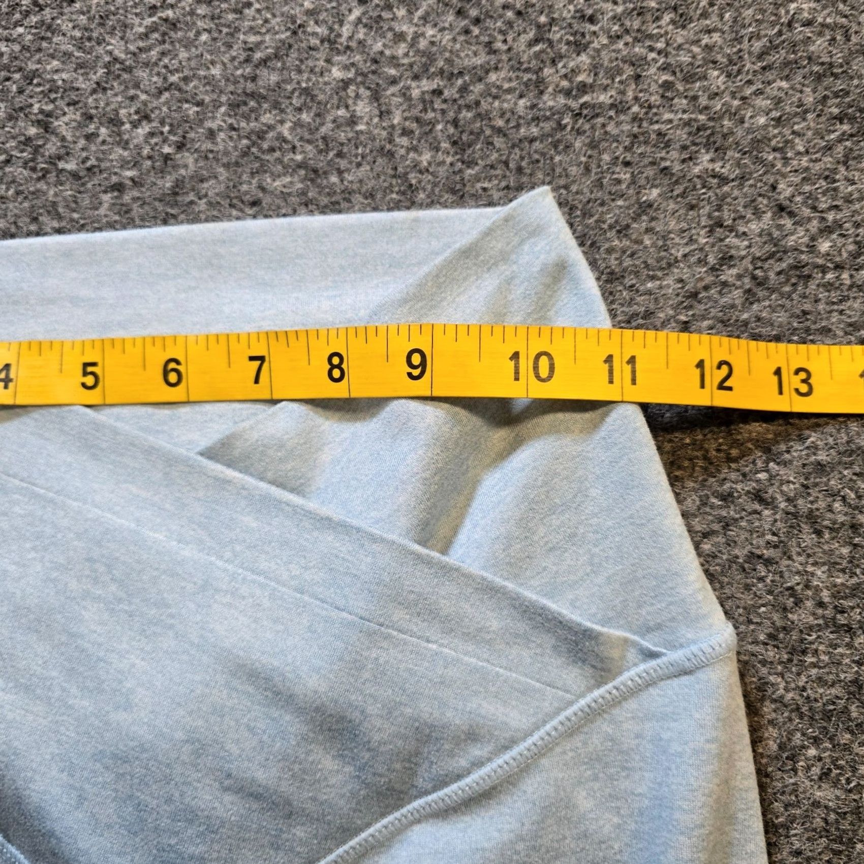Vintage VINTAGE ILUS Pants Womens XS Blue Flare Crossover Waist Yoga Athleisure Casual Size 26" / US 2 / IT 38 - 5 Thumbnail