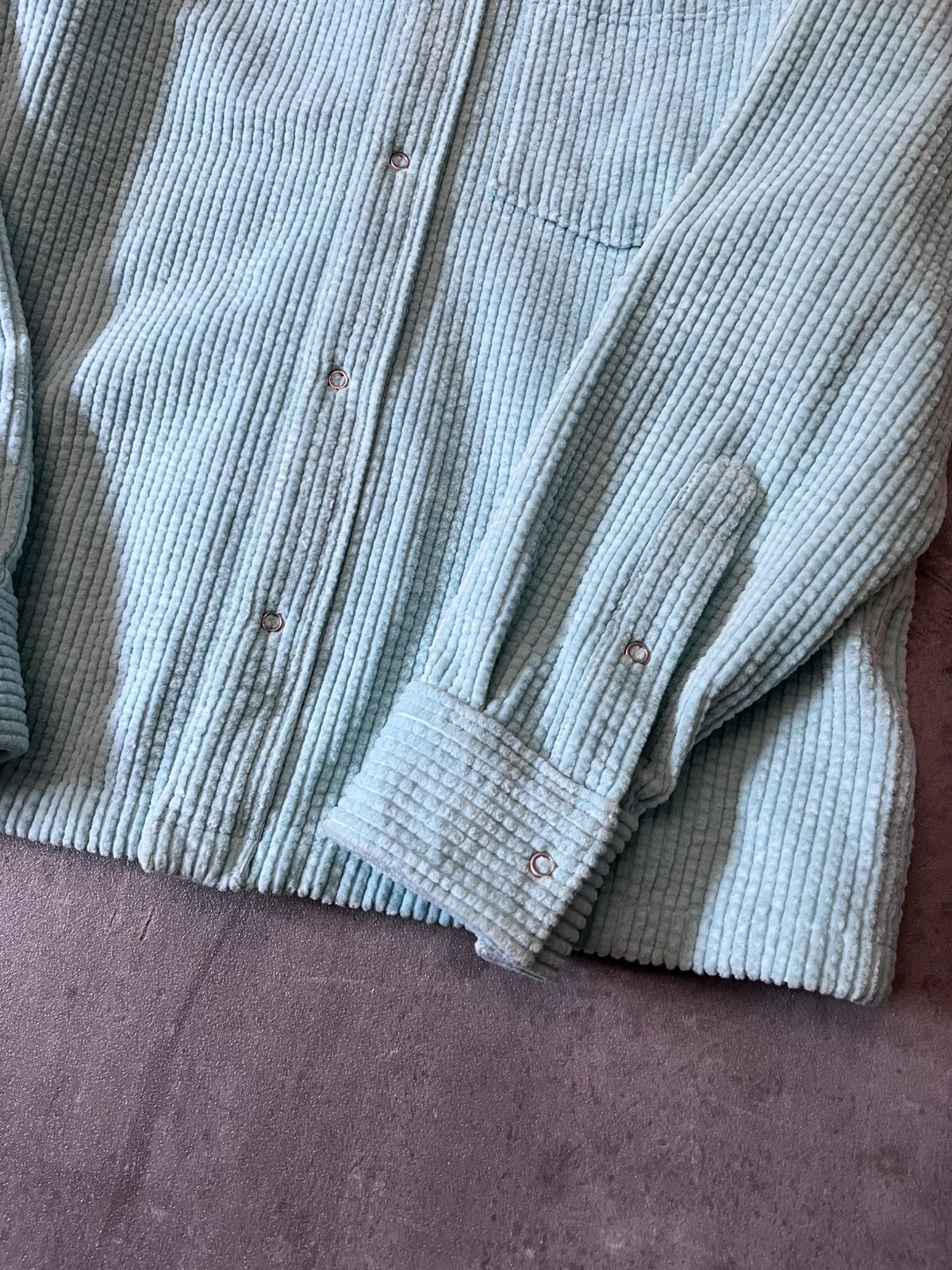 Acne Studios Acne Studios Corduroy mint cotton overshirt light jacket Size US M / EU 48-50 / 2 - 7 Thumbnail