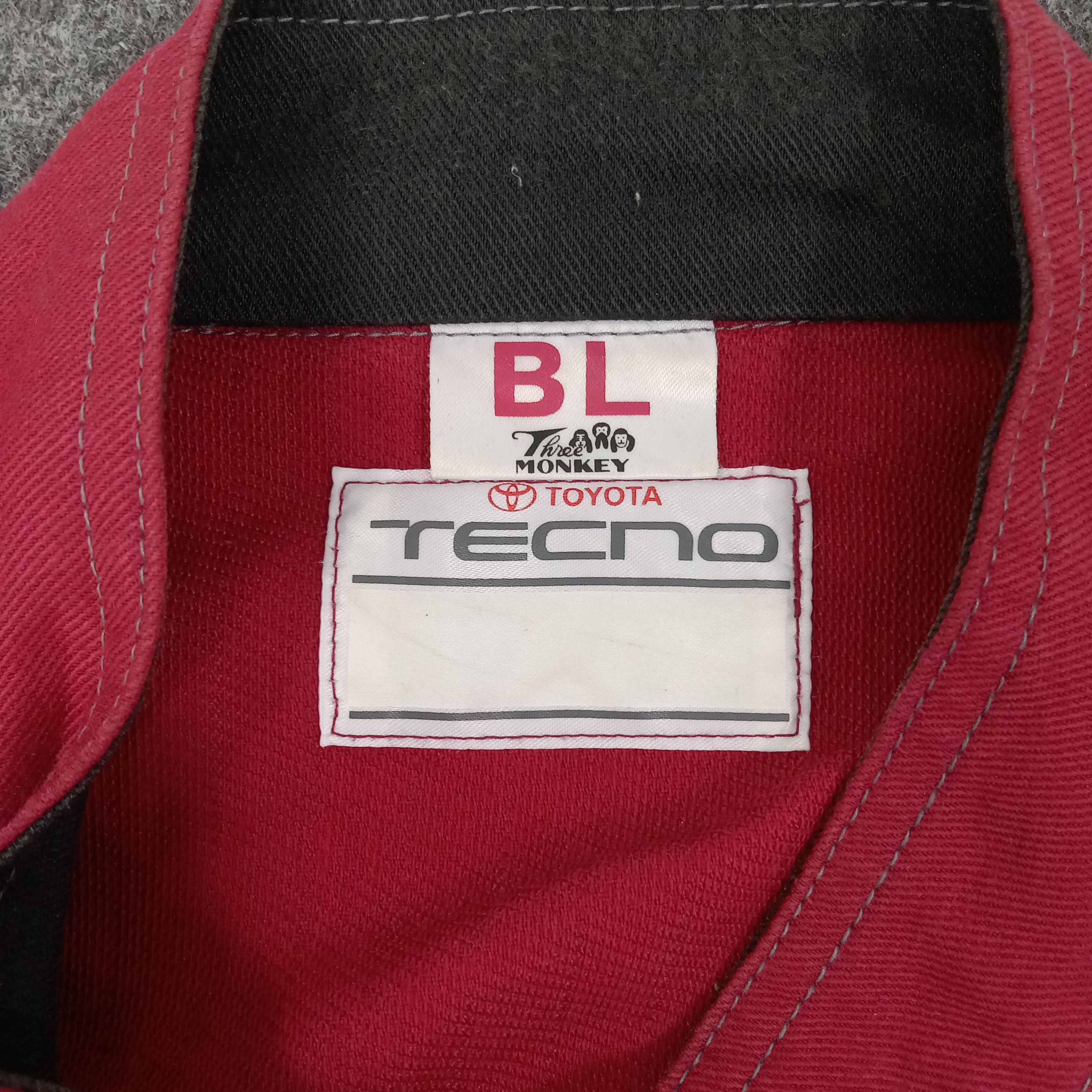 Japanese Brand Toyota Tecno Motorsports Workwear Coverall C261N28 Size US L / EU 52-54 / 3 - 8 Thumbnail