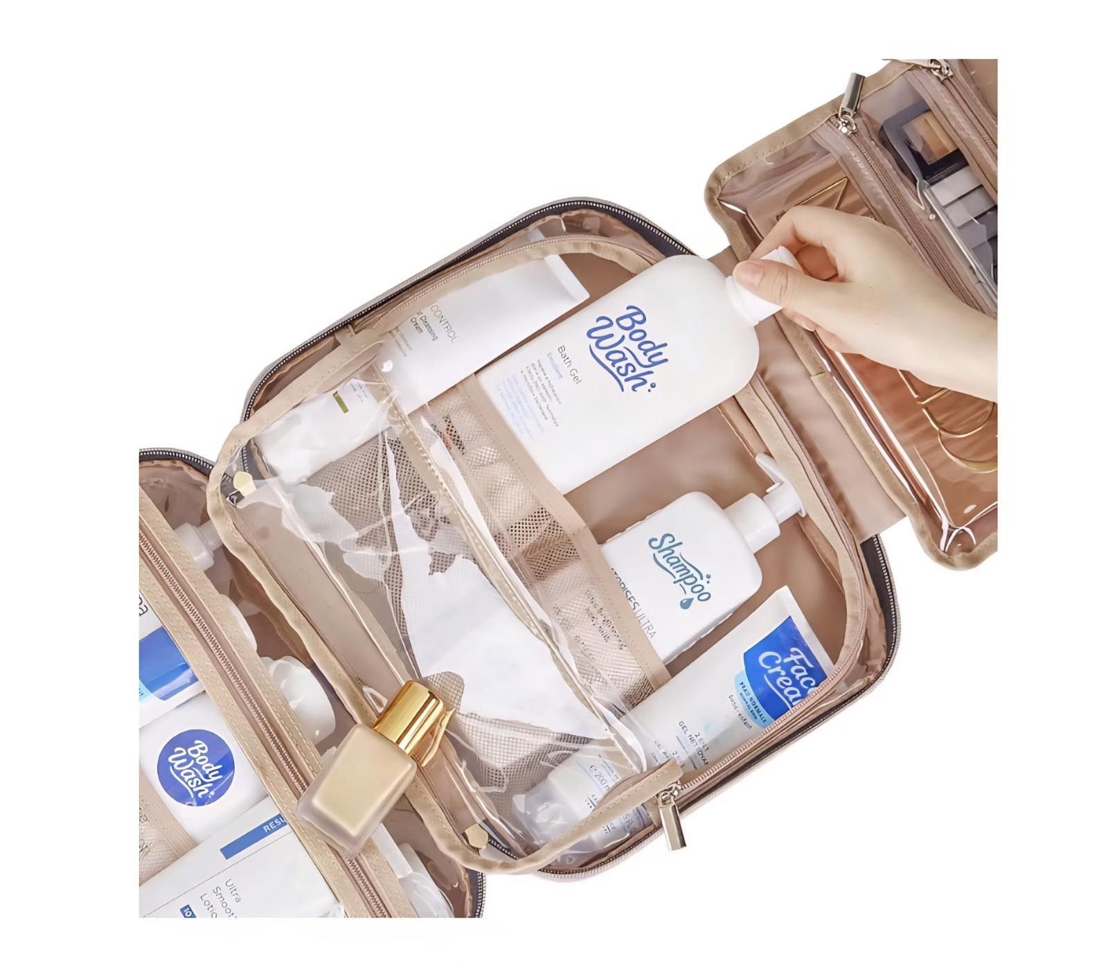 Other NISHEL Travel Toiletry Cosmetic Bag for Makeup Products Size ONE SIZE - 3 Thumbnail