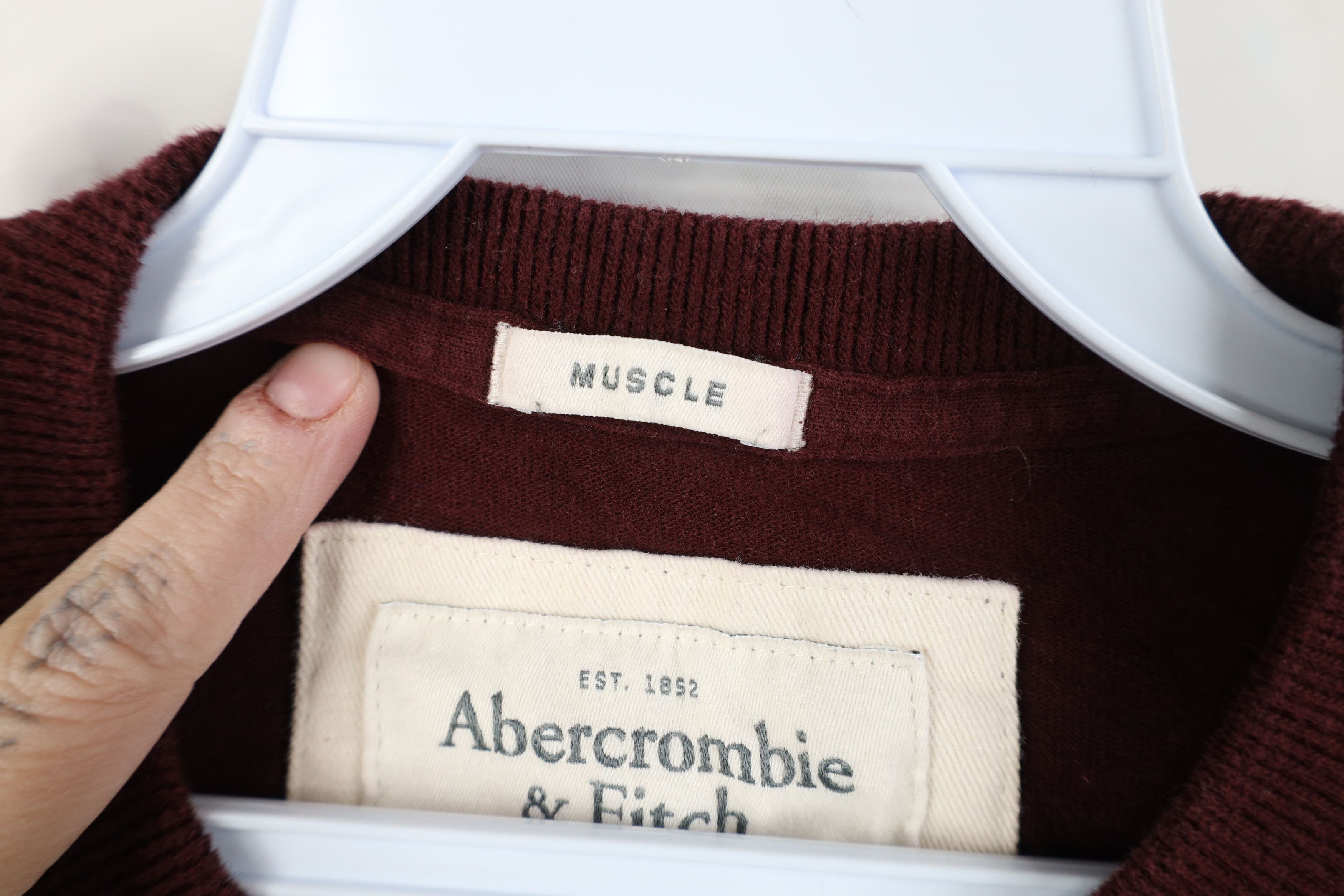 Abercrombie & Fitch Vintage 90s Y2K Abercrombie & Fitch Shoe Long Sleeve T-Shirt Size US S / EU 44-46 / 1 - 7 Thumbnail