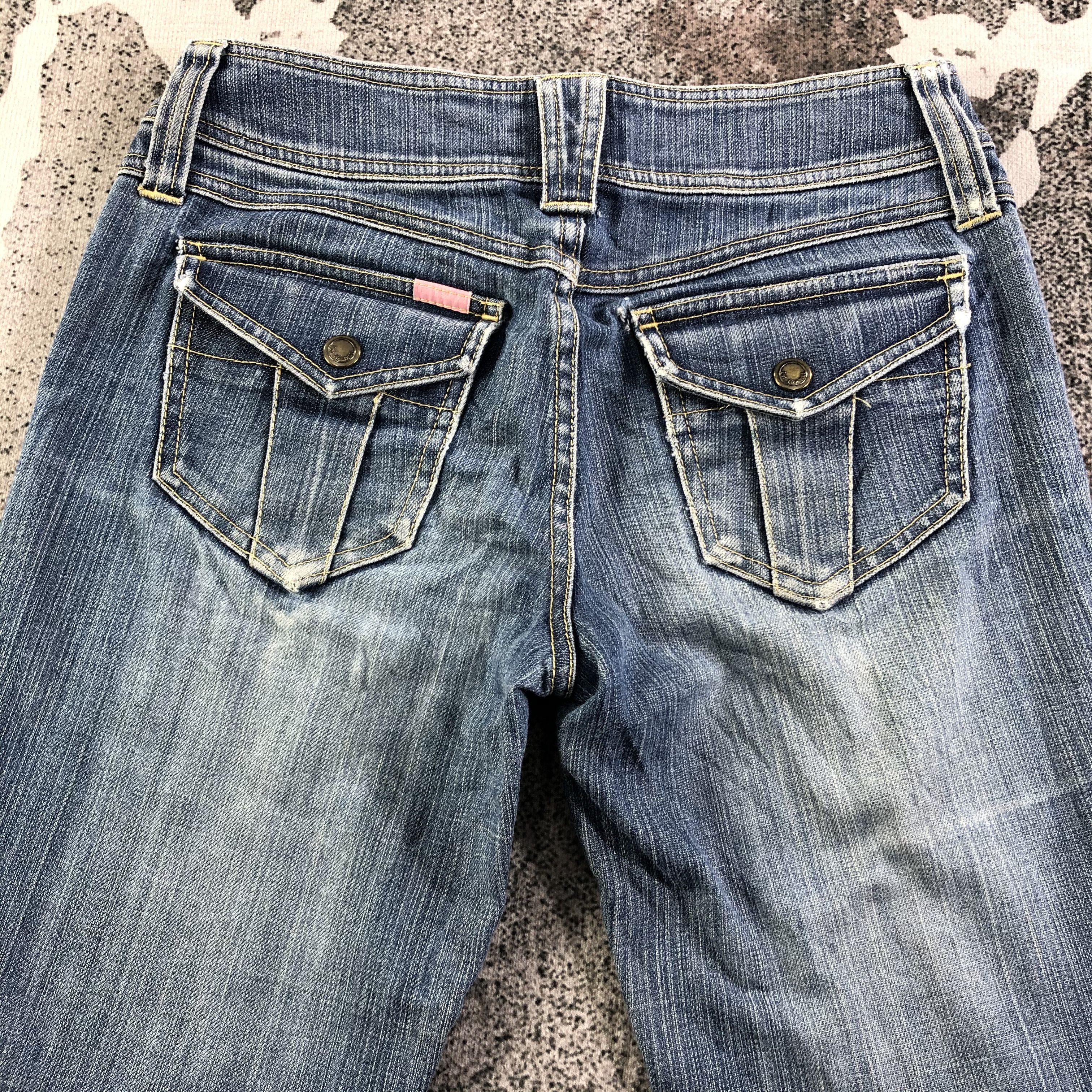 Japanese Brand Vintage Japanese Brand Bush Pants Flared Jeans KJ2006 Size 27" / US 4 / IT 40 - 4 Thumbnail