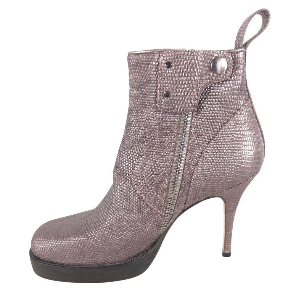 Rick Owens Rick Owens Textured Leather Ankle Boots US 7 EU 37 Womens M Size US 7 / IT 37 - 6 Thumbnail