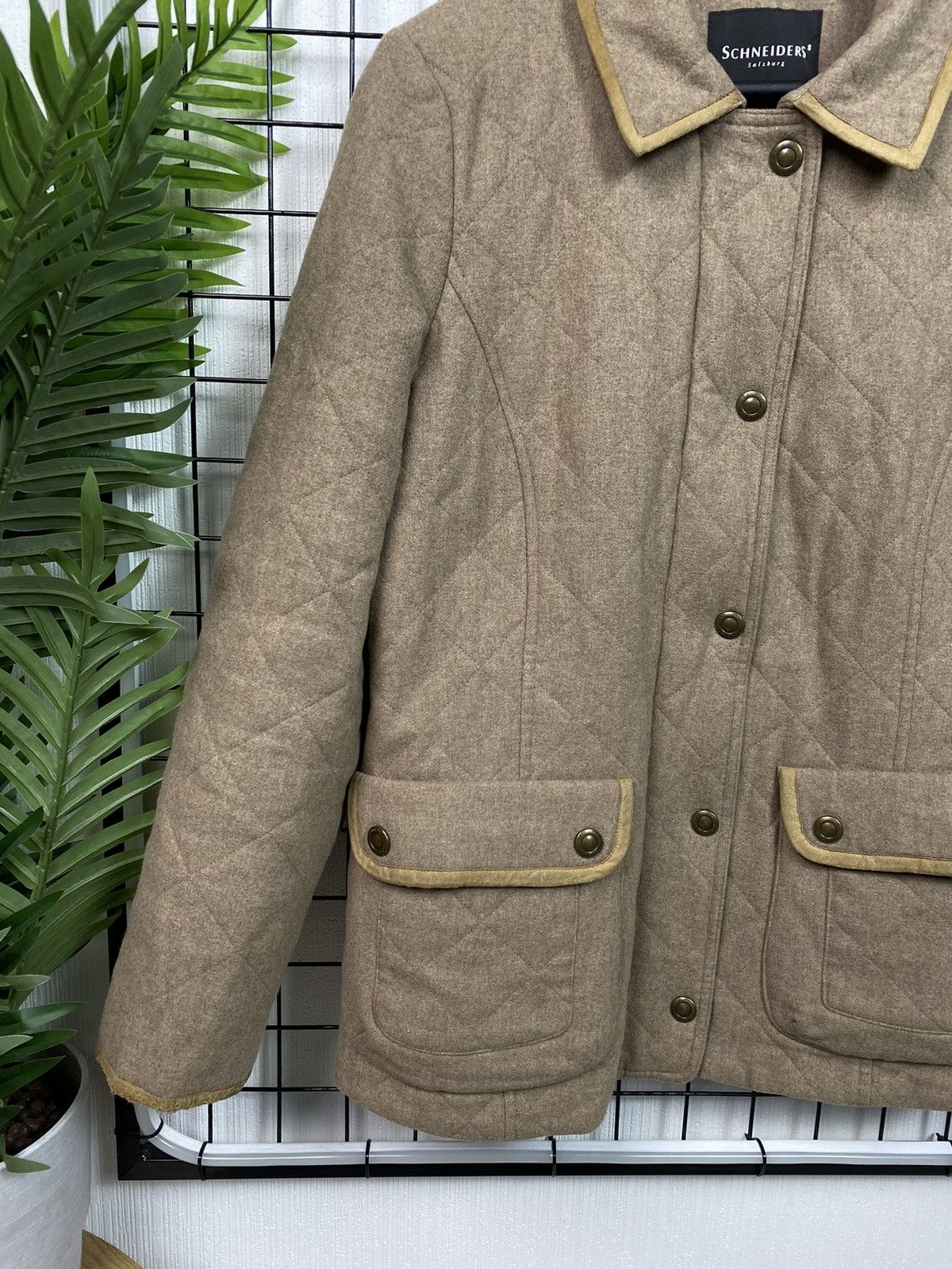 Designer × Stephan Schneider SchneiderS Salzburg Luxury women lana wool jacket Nathalie Size L / US 10 / IT 46 - 5 Thumbnail