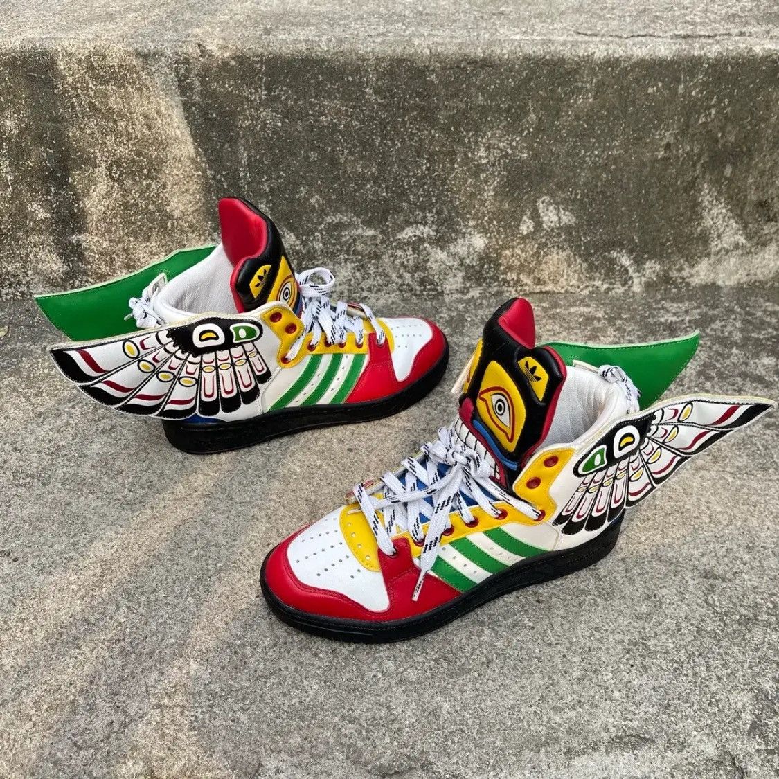 Adidas × Jeremy Scott Adidas x Jeremy Scott Forum Hi Totem Size US 7 / IT 37 - 3 Thumbnail