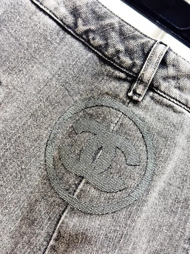 Chanel Chanel Thin flash double C denim short skirt pants Size 24" / US 00 / IT 34 - 6 Thumbnail