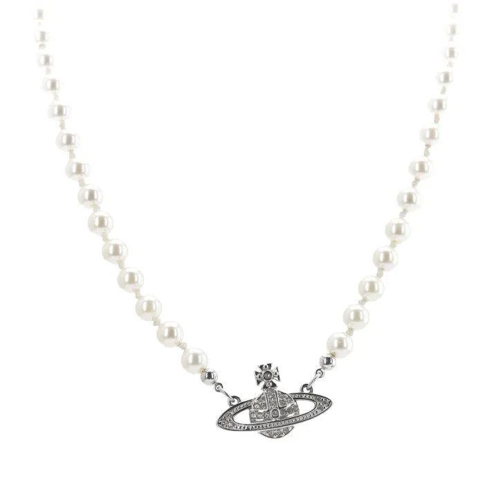 Vivienne Westwood Vivienne Westwood Mini Bas Relief Choker Necklace 0079 Size ONE SIZE - 1 Thumbnail