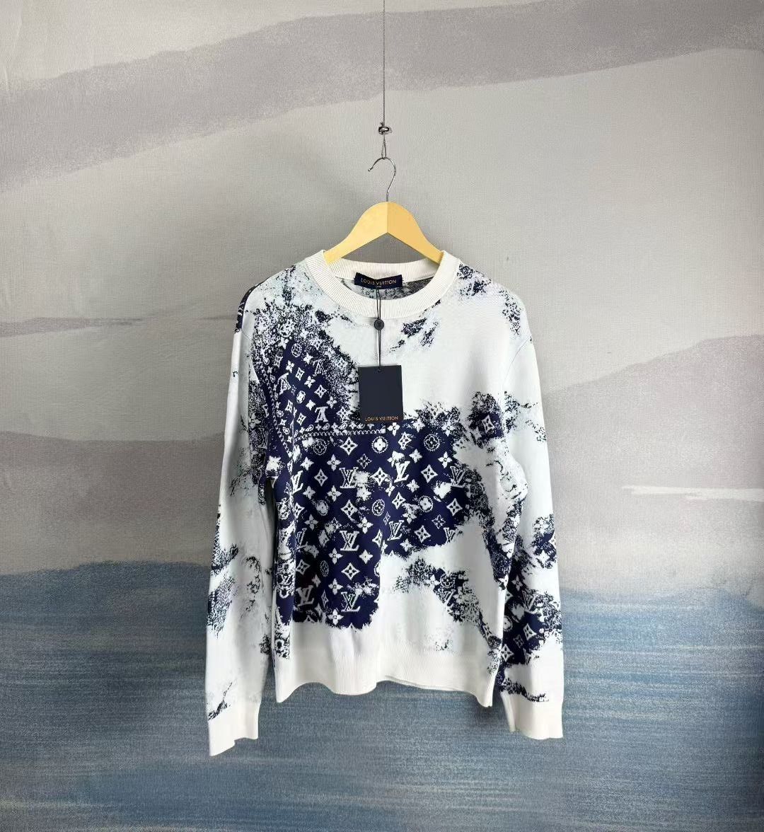 Louis Vuitton Louis Vuitton Knit Blue Sweater s Men Size US S / EU 44-46 / 1 - 1 Thumbnail