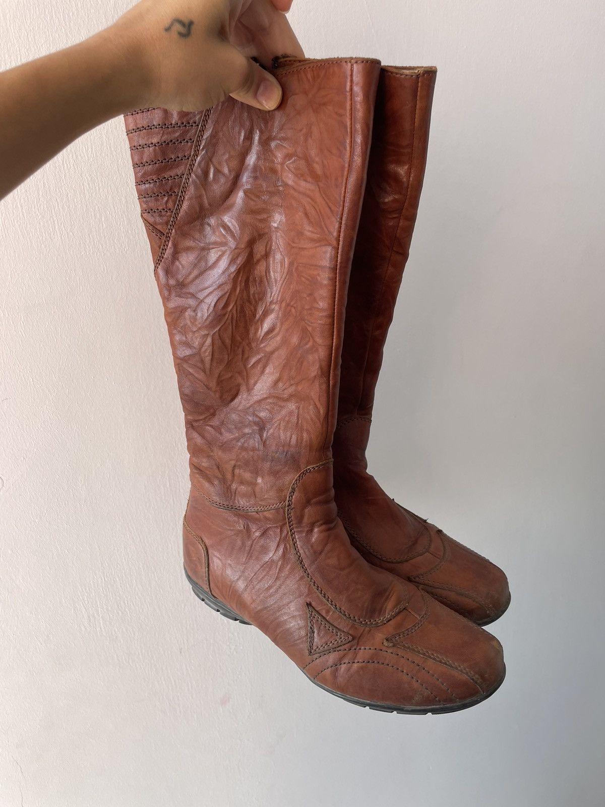 Vintage y2k leather boots Size US 6.5 / IT 36.5 - 7 Thumbnail